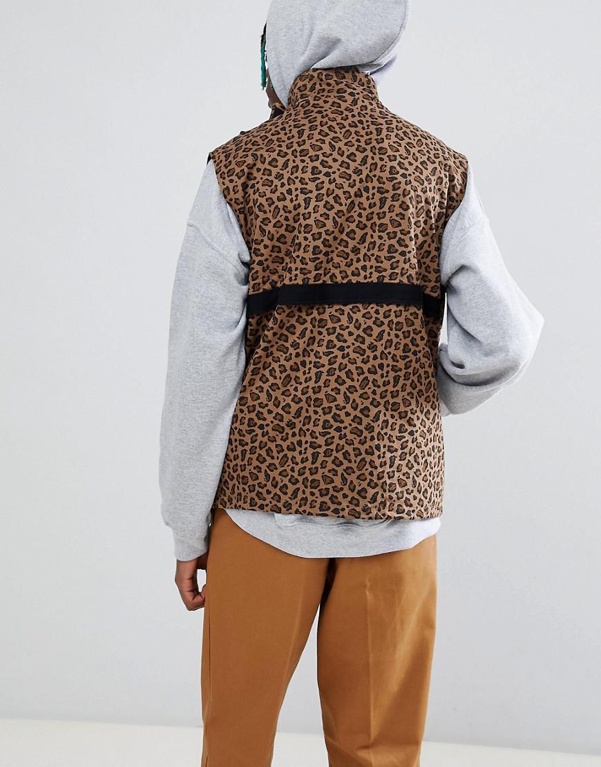 BBCICECREAM Leopard Print Vest In Brown for Men Lyst