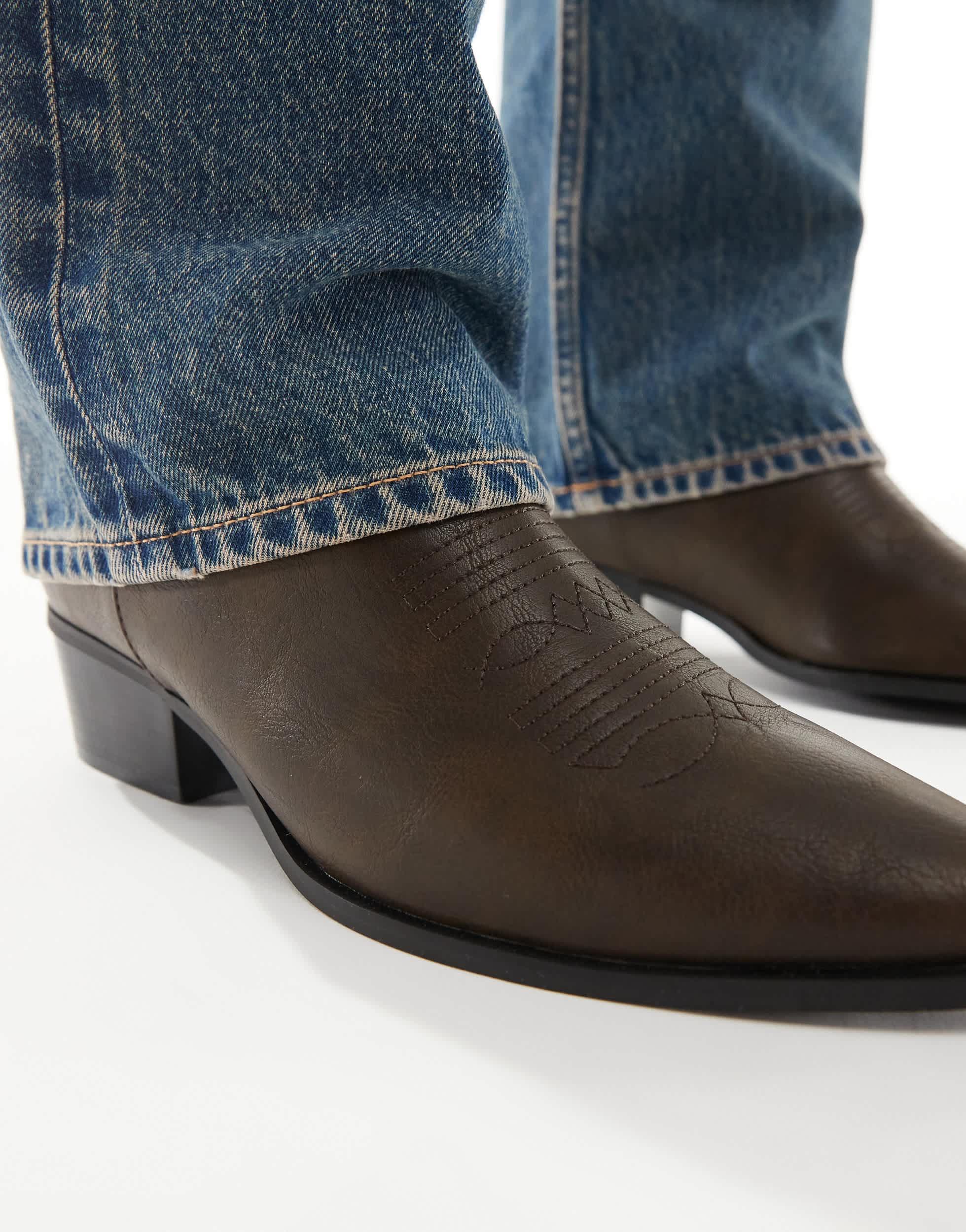 Cowboy boots asos best sale