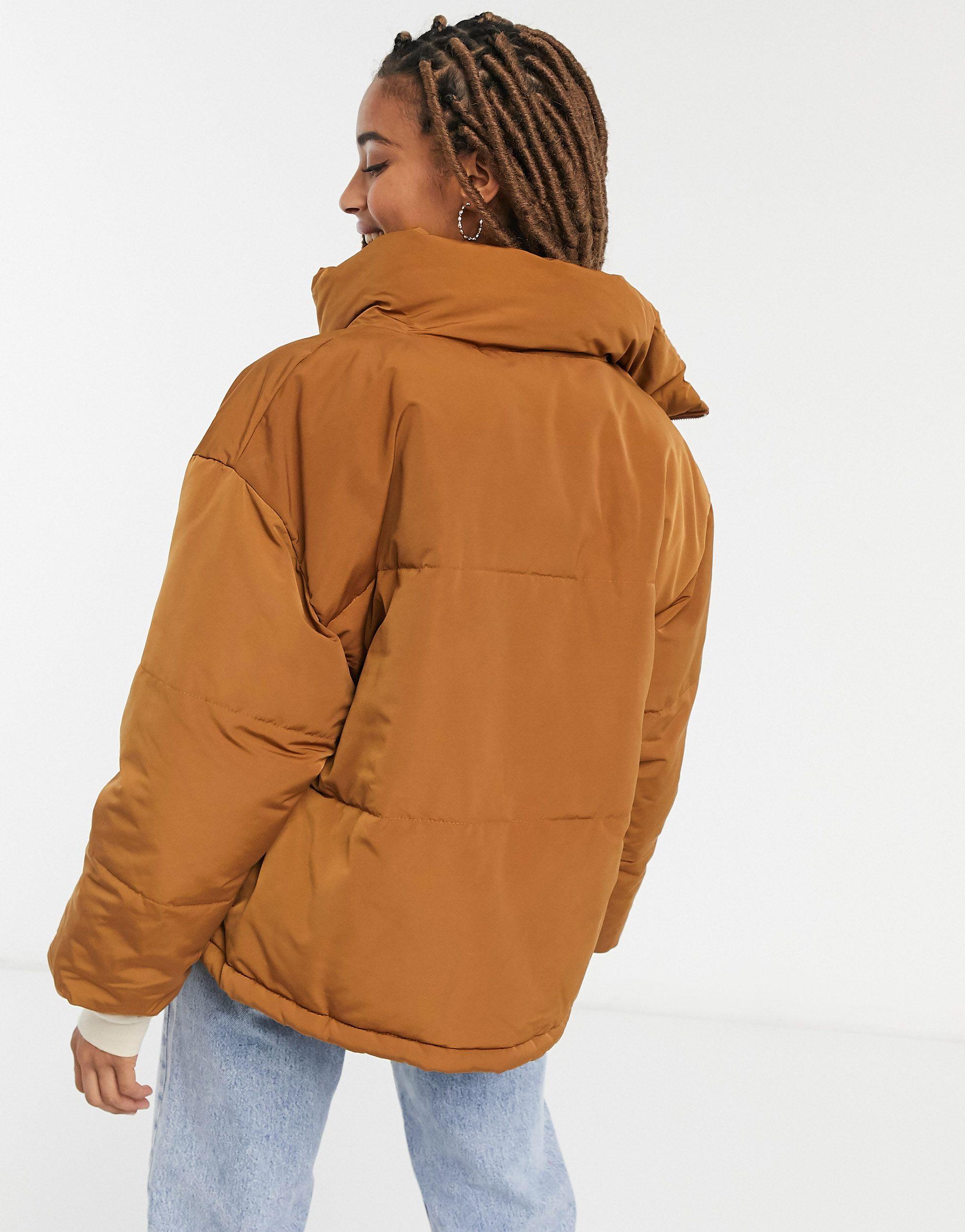 brown puffer pull and bear