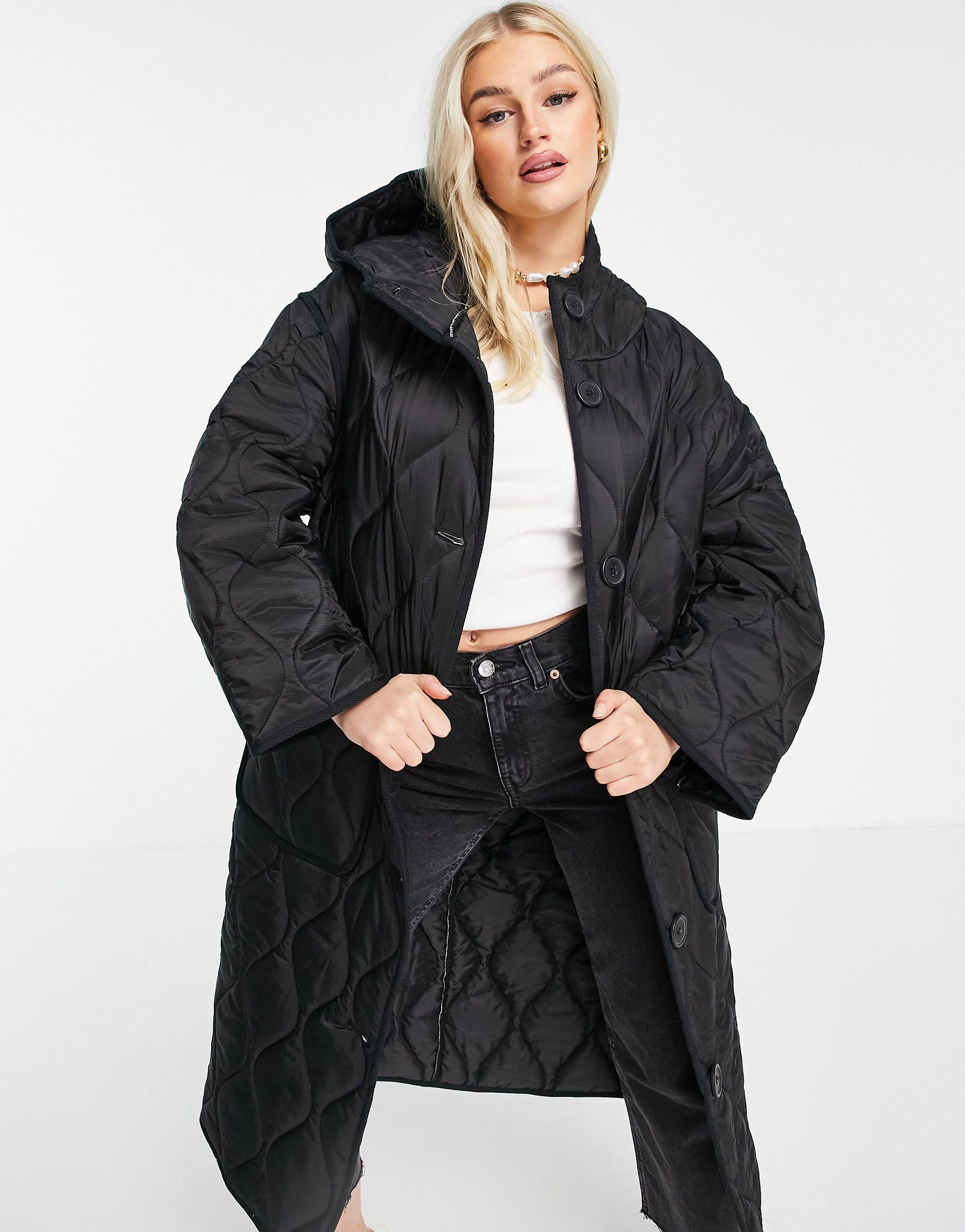 petite hooded puffer coat