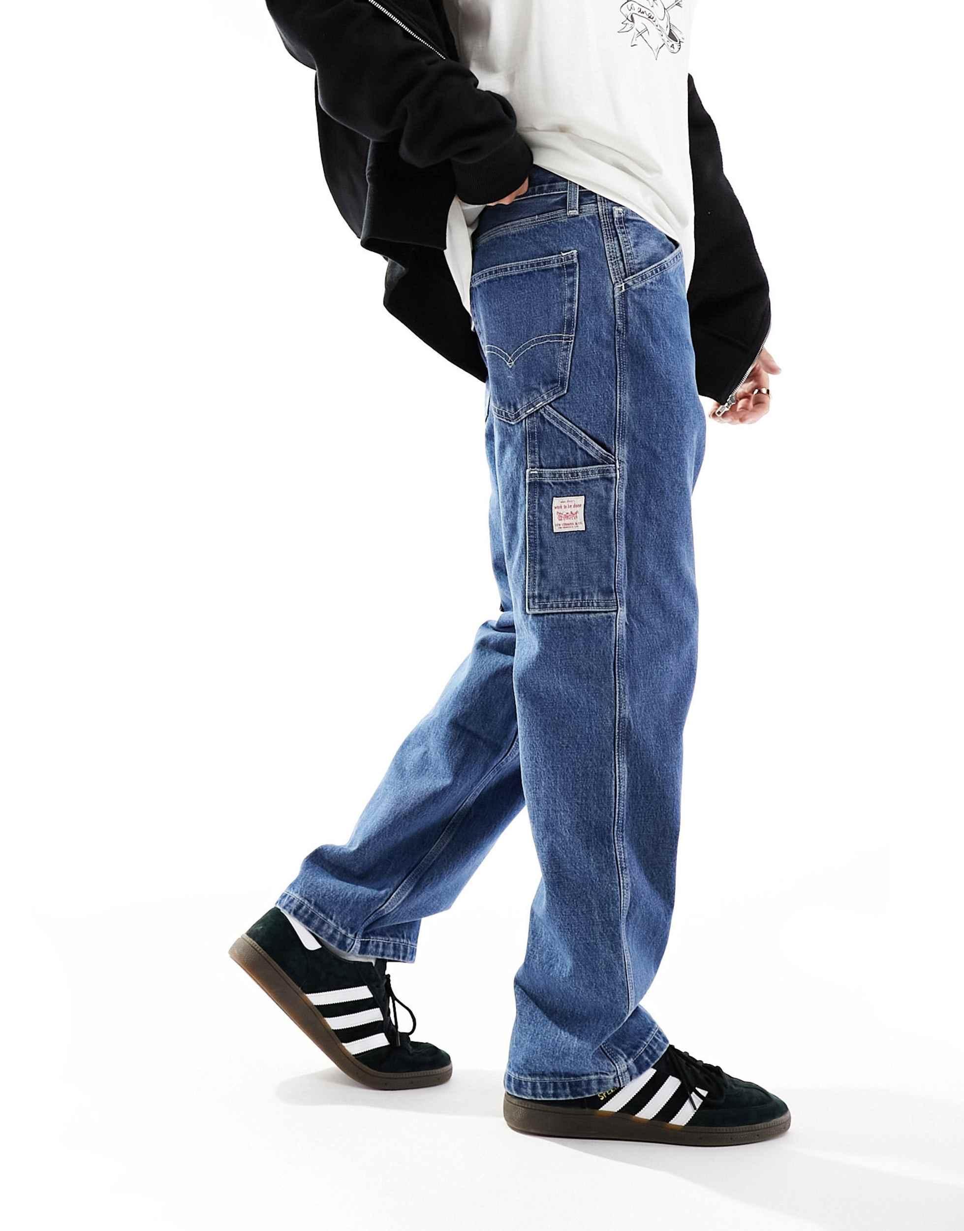 Workwear capsule 568 stay loose - jean charpentier - moyen délavé Levi's  pour homme en coloris Bleu | Lyst