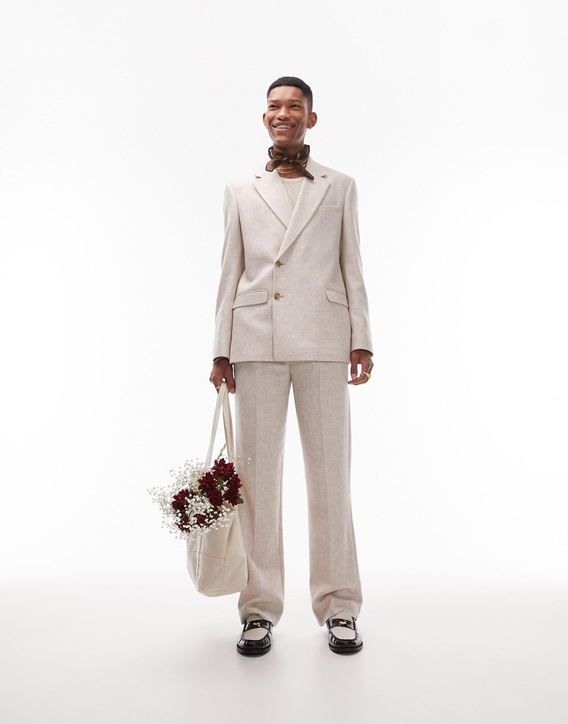 Topman white clearance blazer
