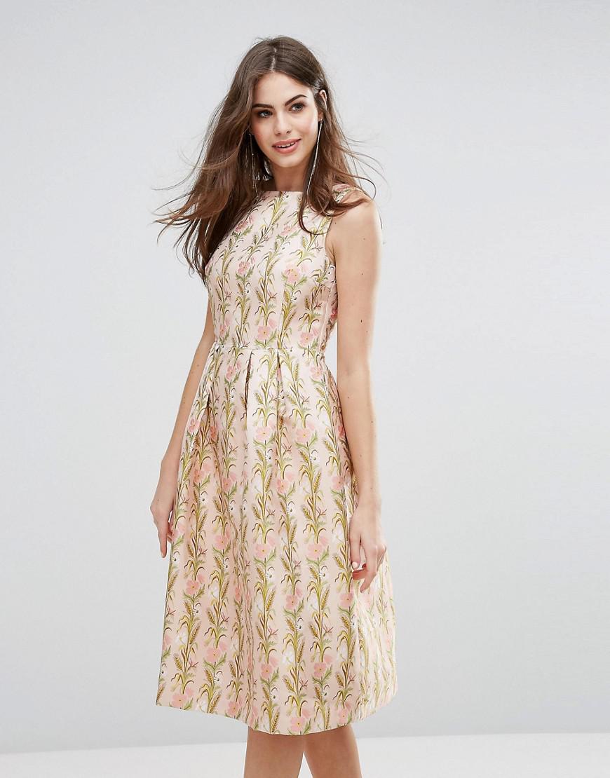 oasis jacquard dress