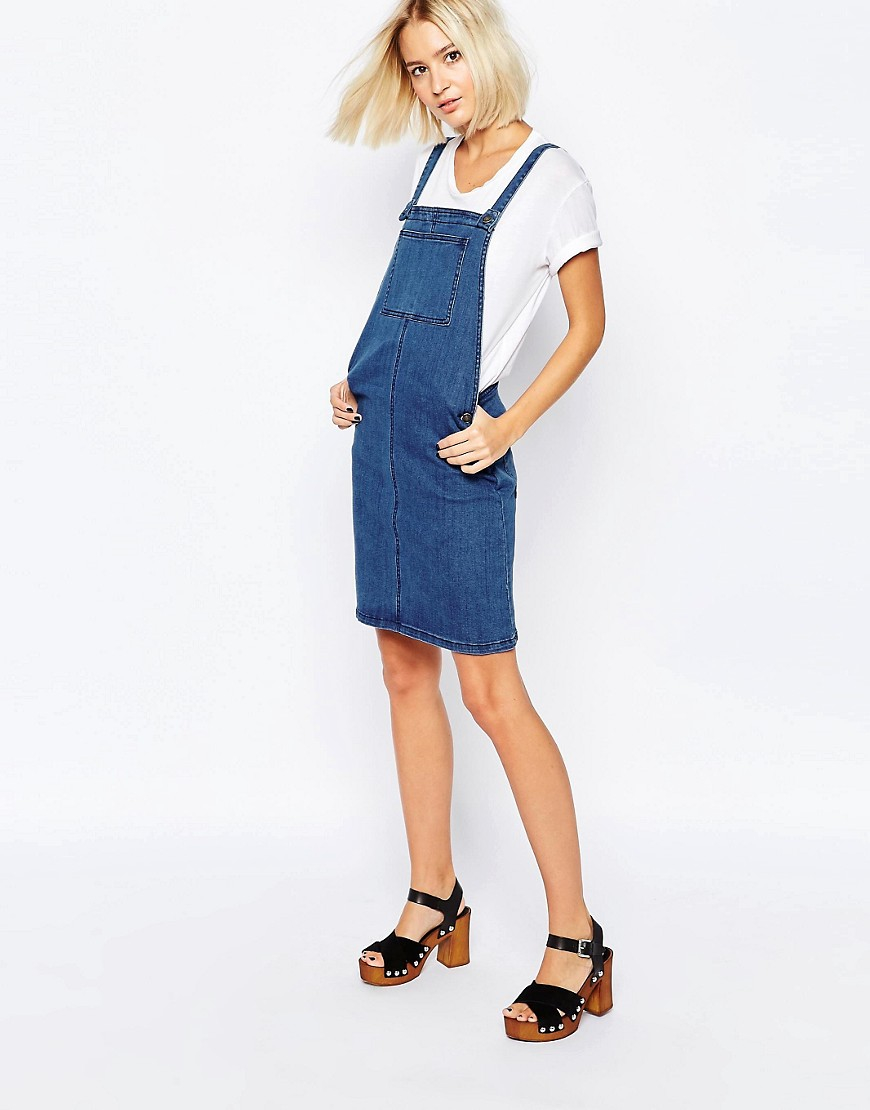 vero moda dungaree dress