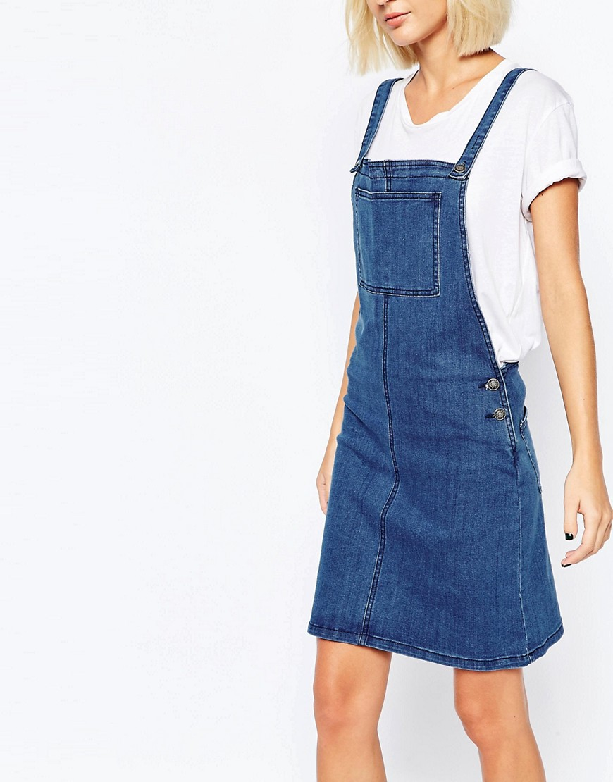 vero moda dungaree dress