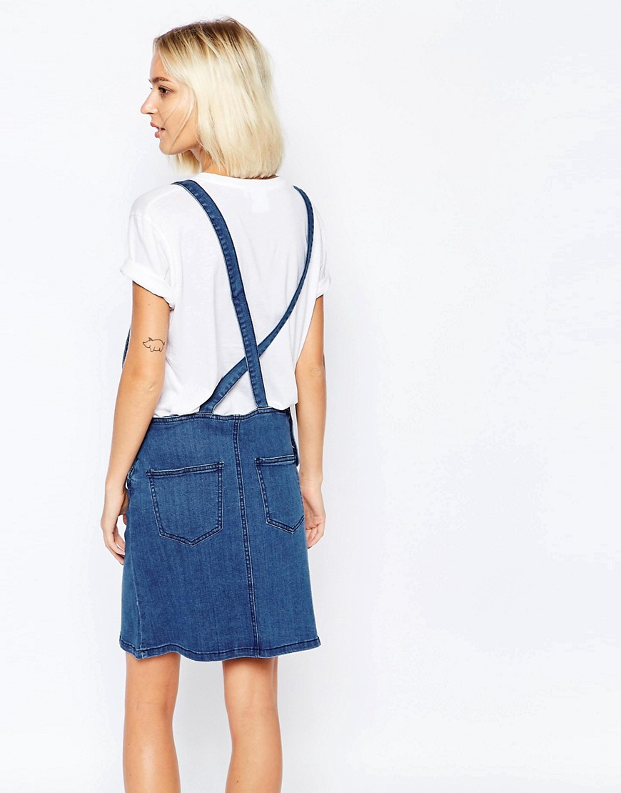 vero moda dungaree dress