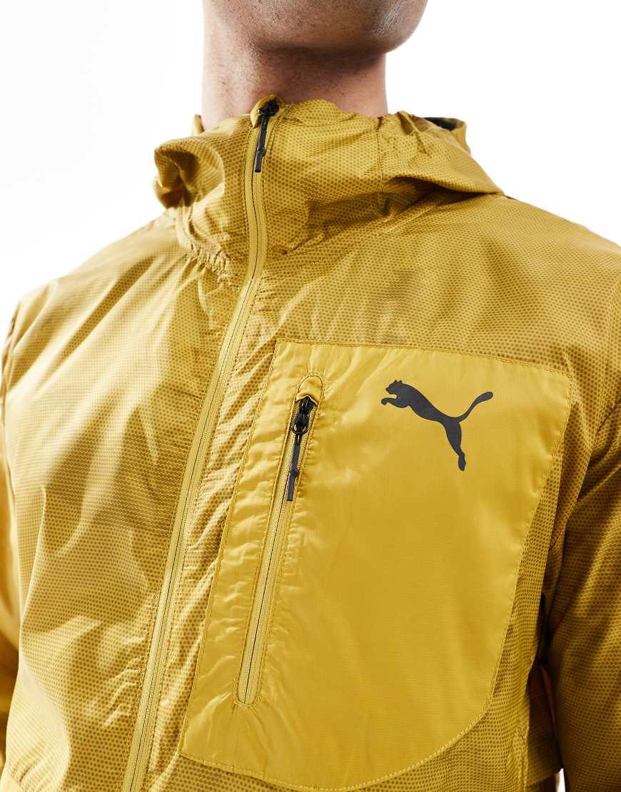 Windcheater Jacket Puma Last Lap Jacket Puma Men Green Solid