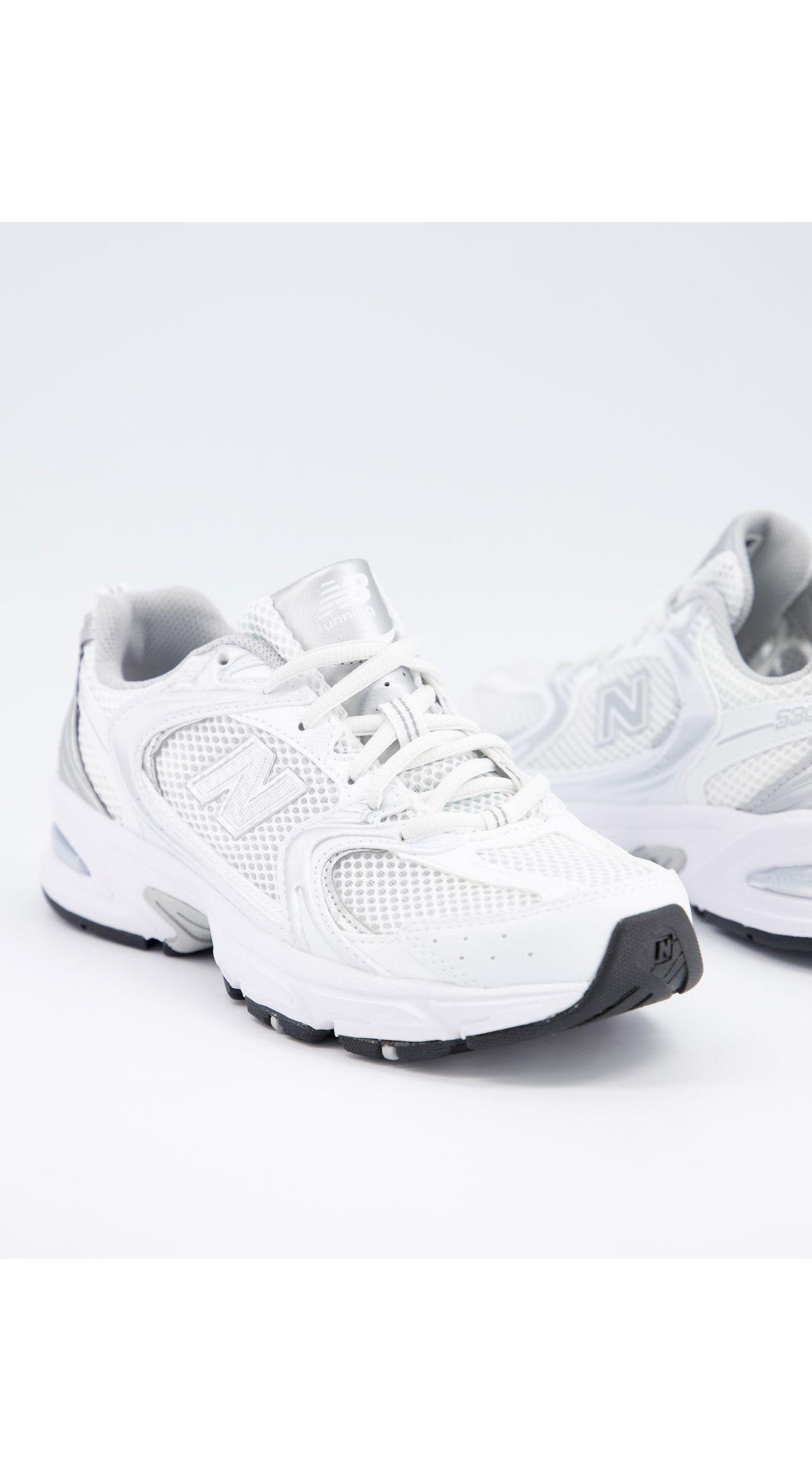 New balance bianche hot sale