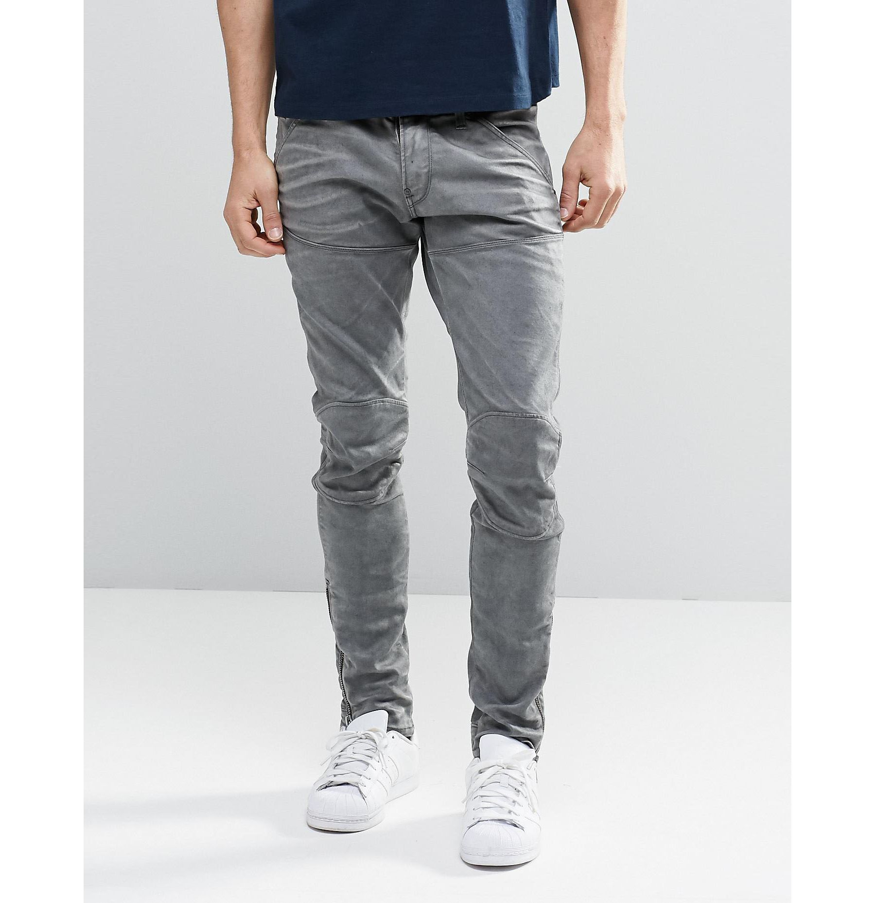 G-Star RAW 5620 3d Ankle Zip Super Slim Jeans for Men | Lyst