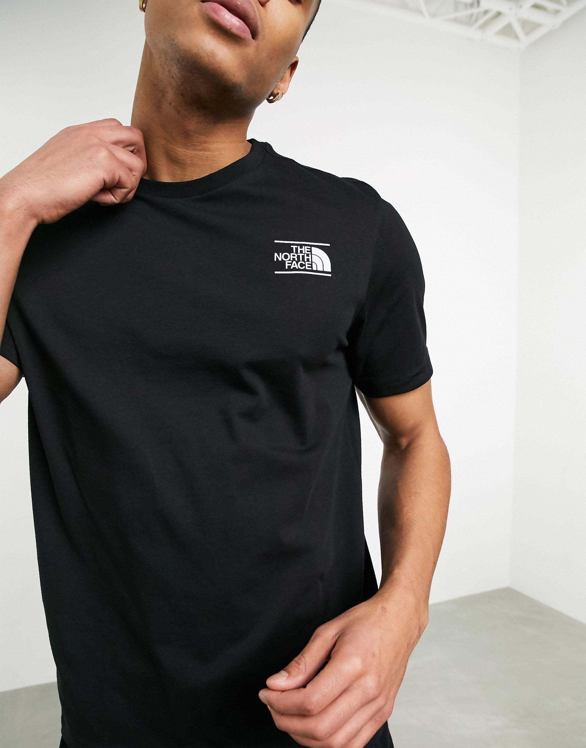 The North Face Baumwolle – t-shirt mit berg-grafik in Schwarz für Herren |  Lyst DE