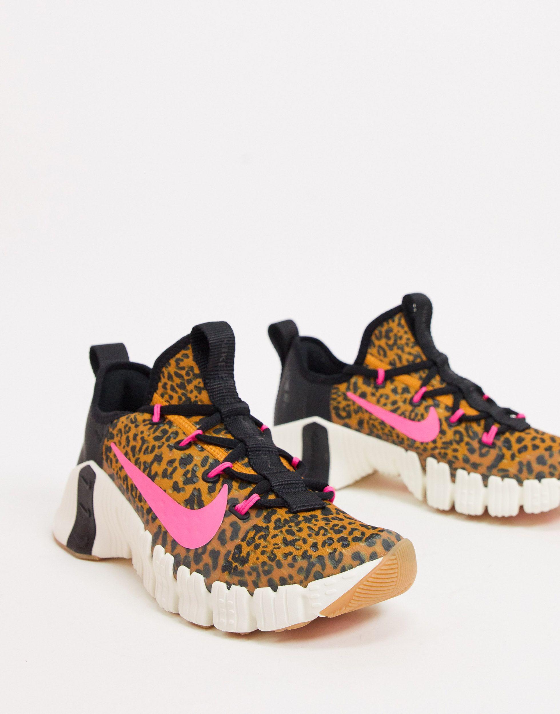 nike free metcon leopard print