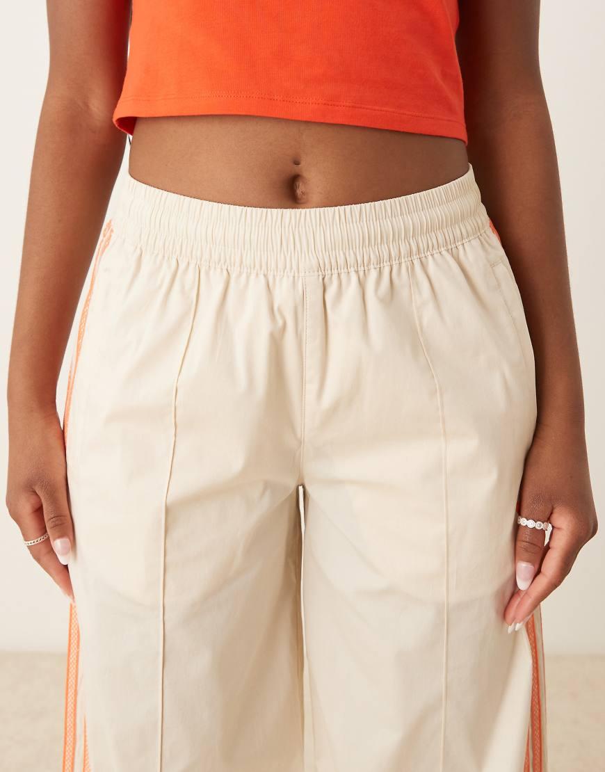 adidas Originals Crochet Stripe Track Pants in Orange Lyst UK