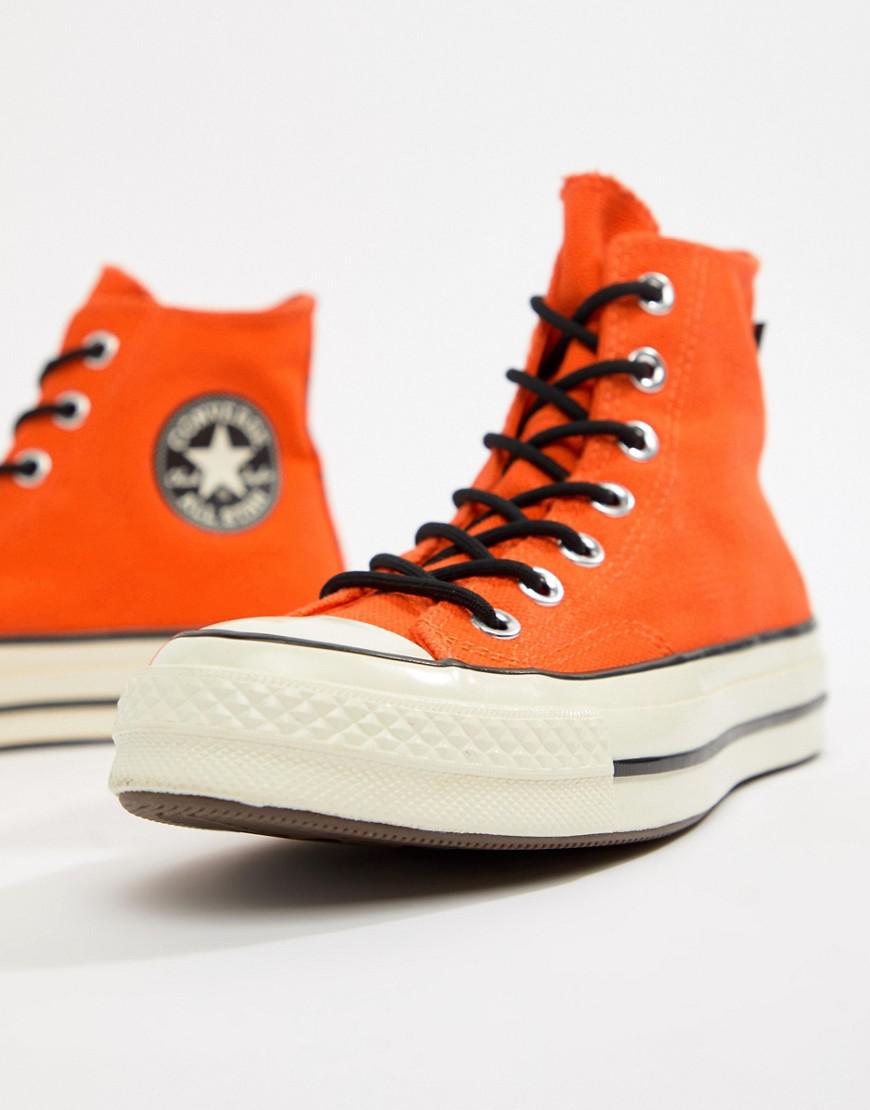 Converse X Gore tex Chuck 70 Hi Orange Waterproof Sneakers Lyst UK