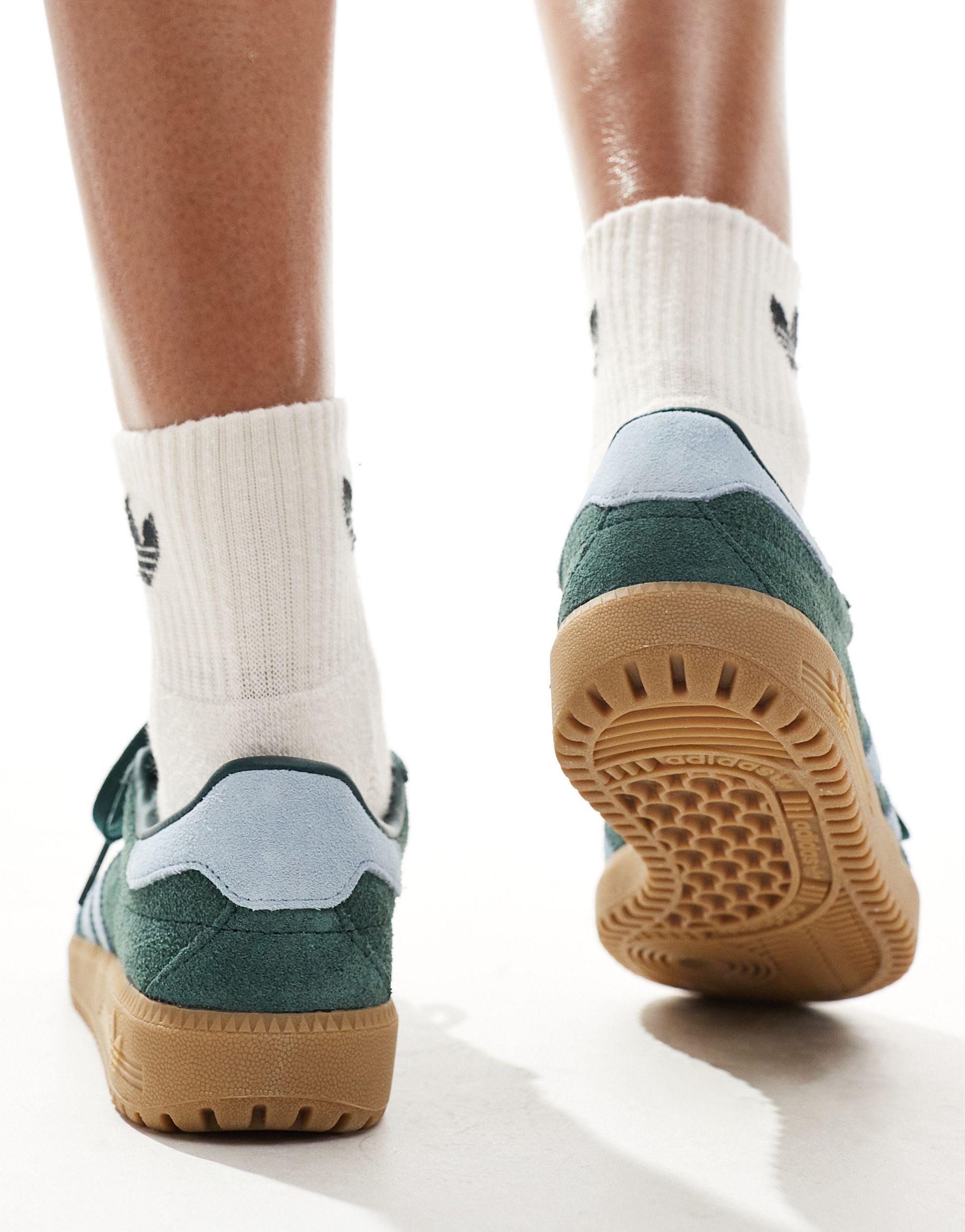 green adidas bermuda