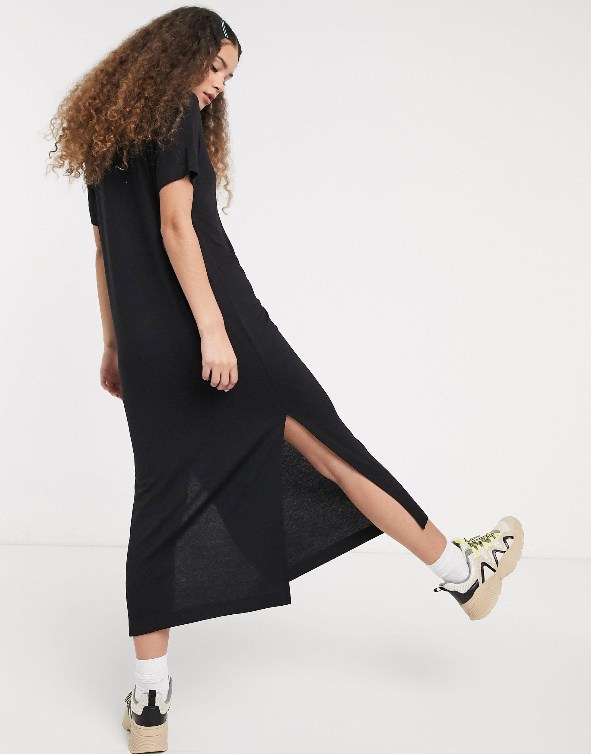 t shirt dress below knee