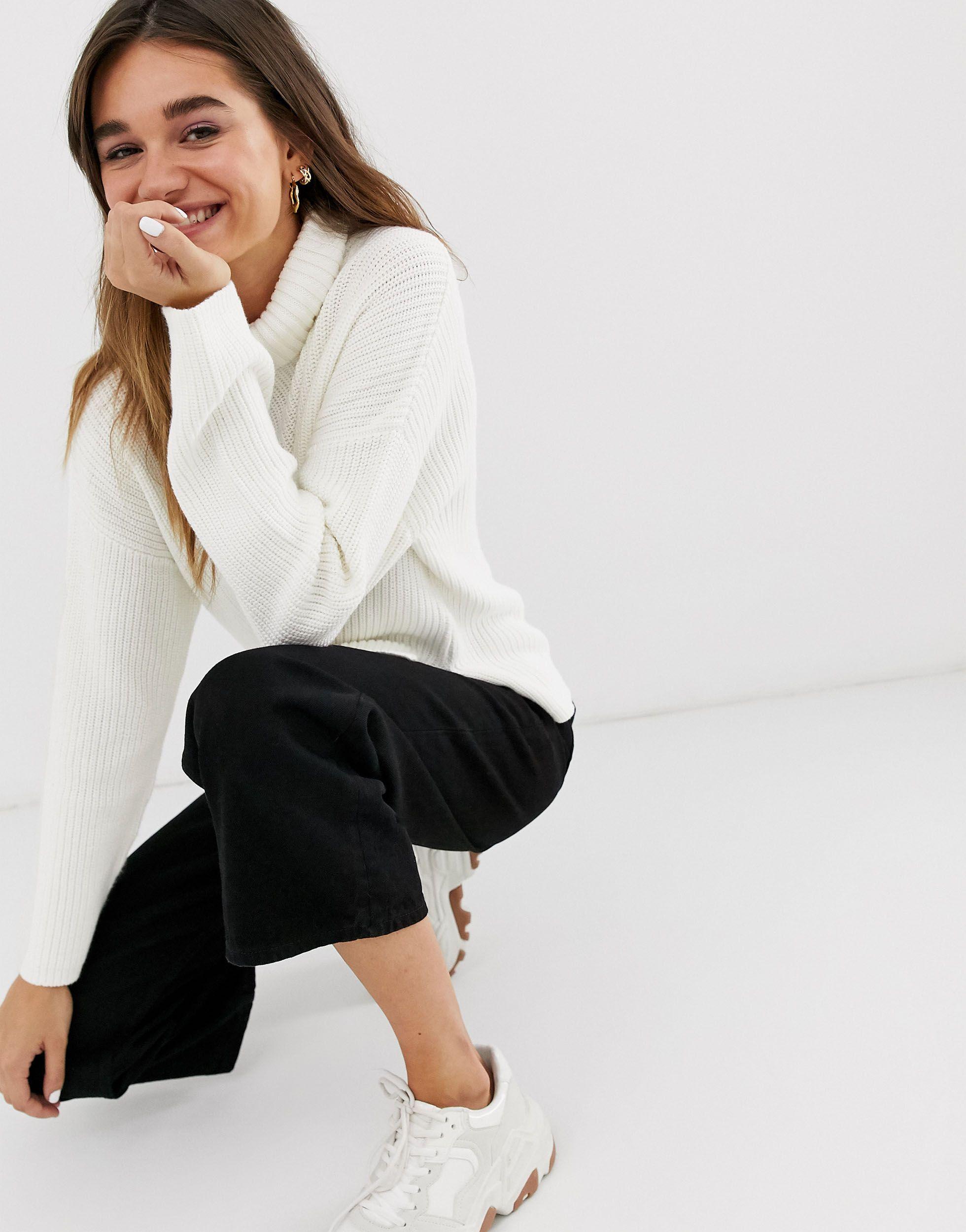 monki white jumper