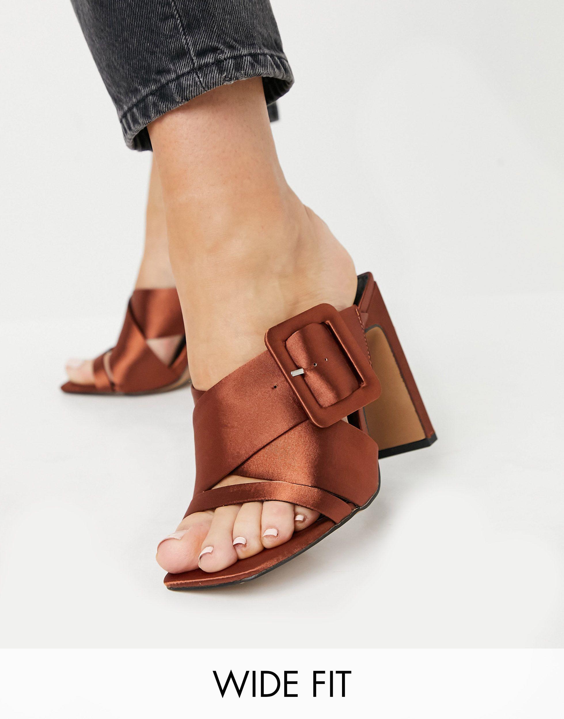 ZARA.Tacones plataforma teja antelina T.39 – Hibuy market