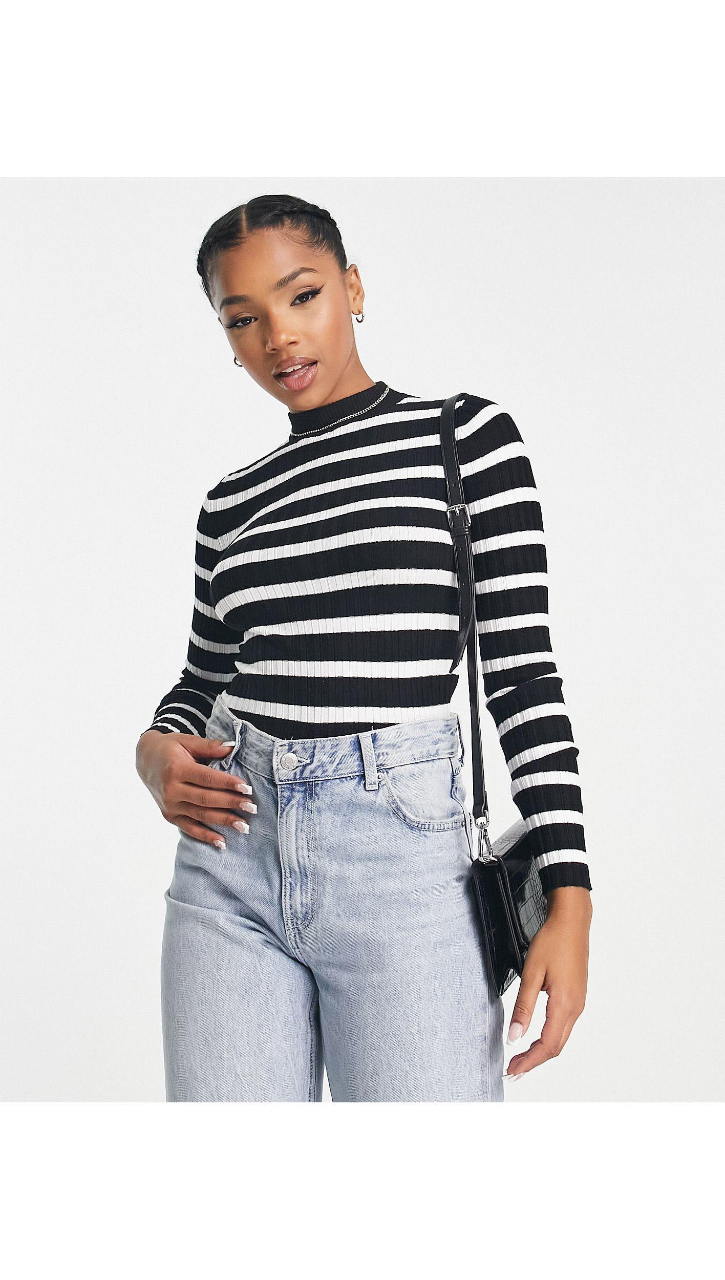 Bershka Roll Neck Jumper in White | Lyst