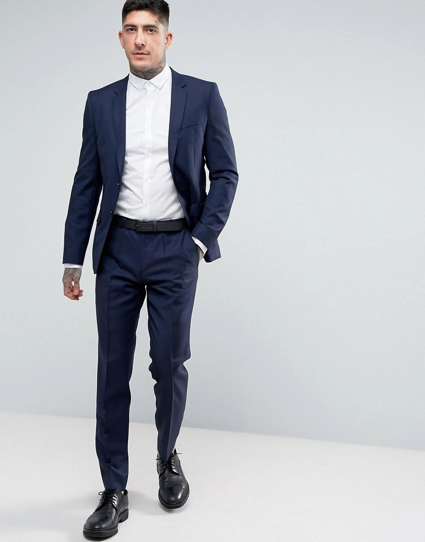 skyld Stuepige Besættelse HUGO By Boss Hesten Extra Slim Fit Wool Twill Suit Pants in Blue for Men |  Lyst