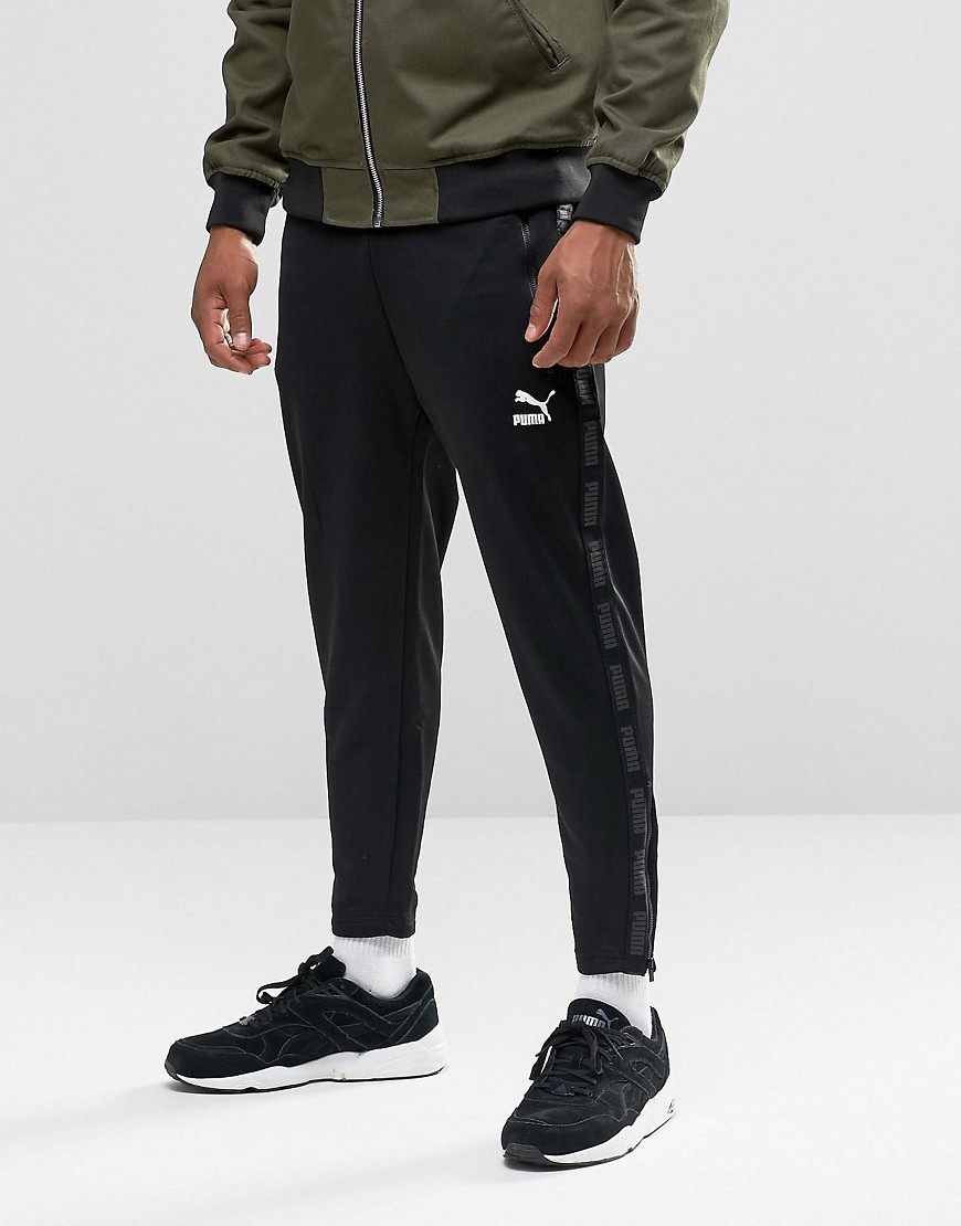 PUMA Synthetic Urban Cropped Joggers In Black for Men - Lyst