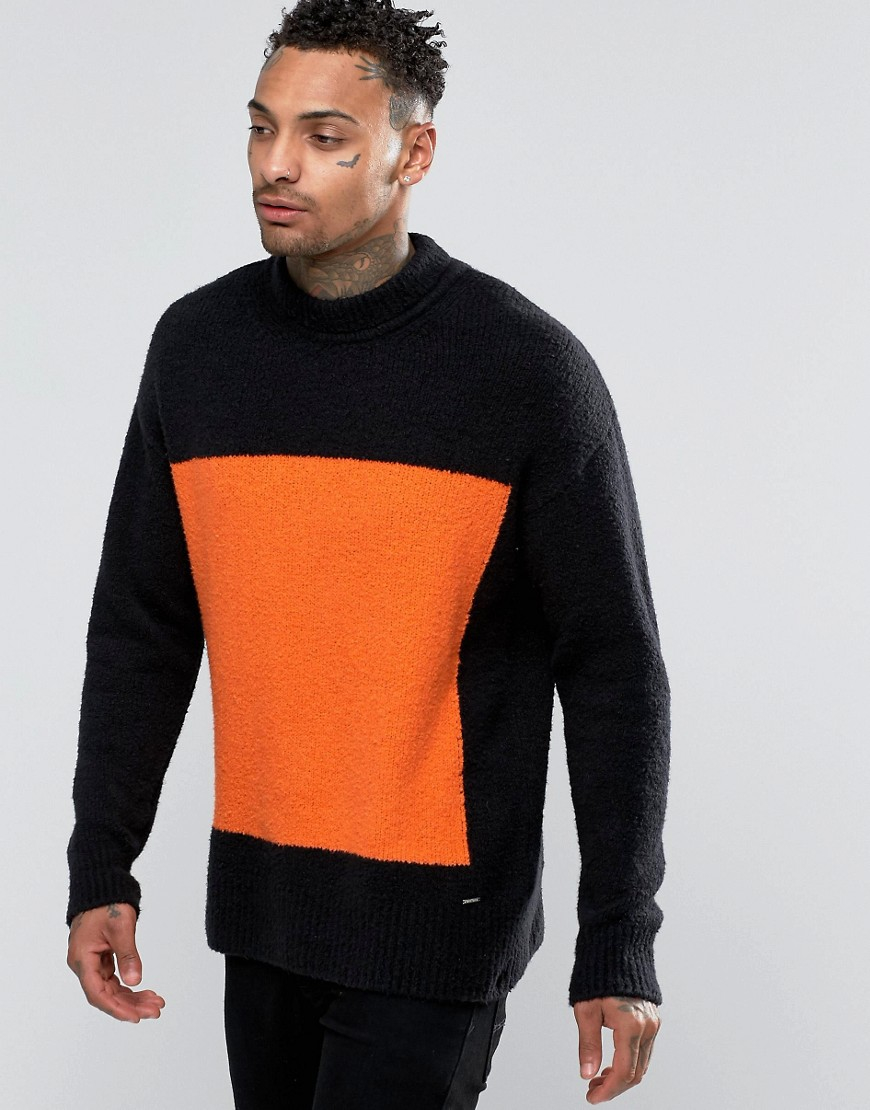 Black and orange sweater Clearance
