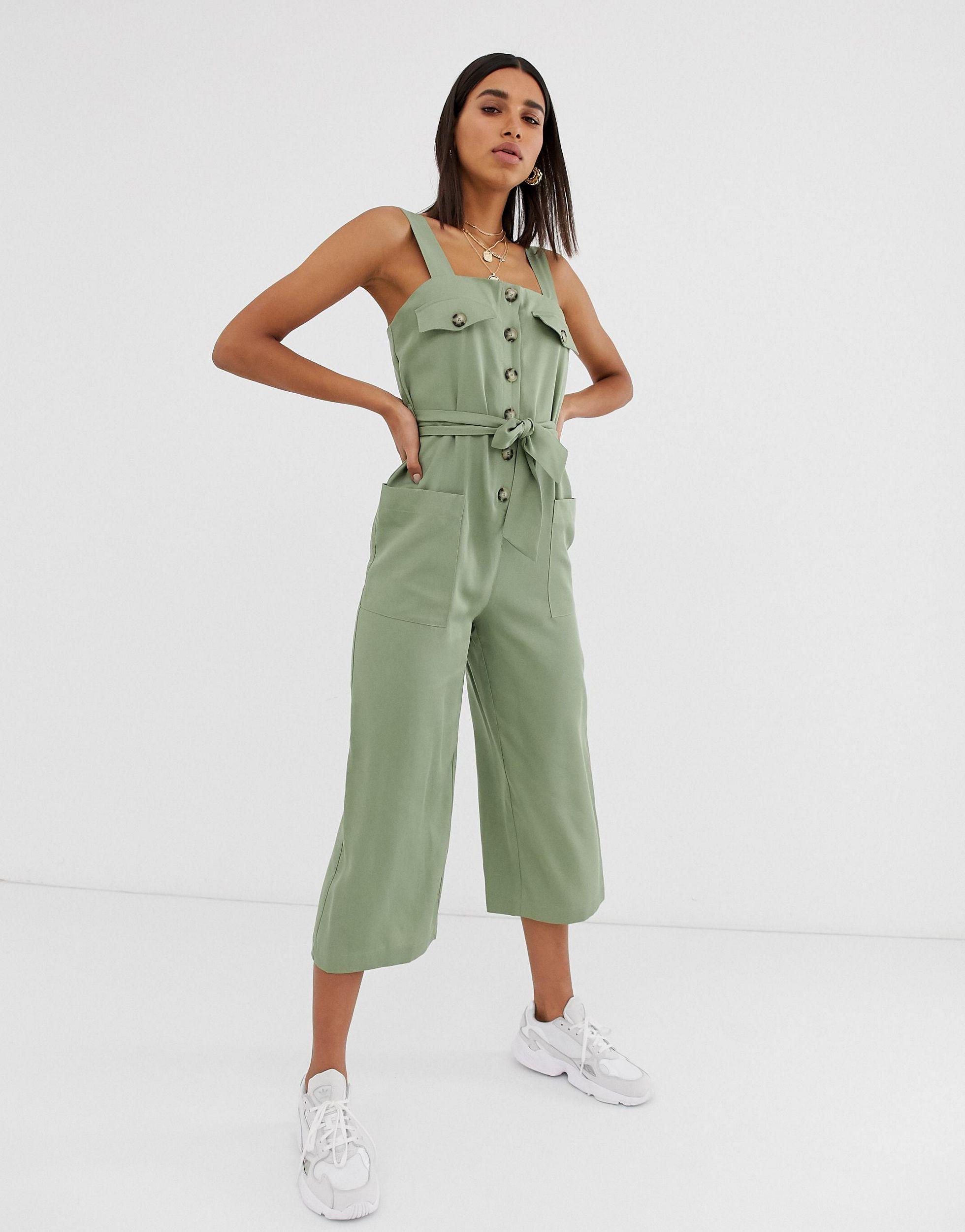 bershka utility playsuit