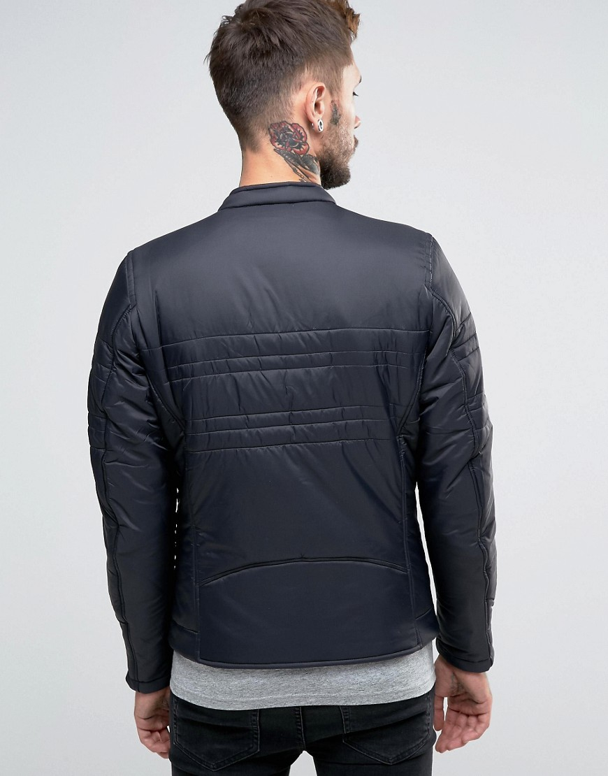 diesel quilted jacket