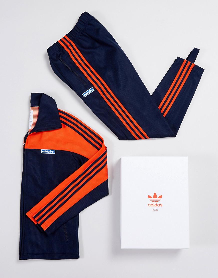 adidas Originals Synthetic Limited Edition Made In Japan Tracksuit Set In  Legend Ink Bq4936 in Navy (Blue) for Men | Lyst