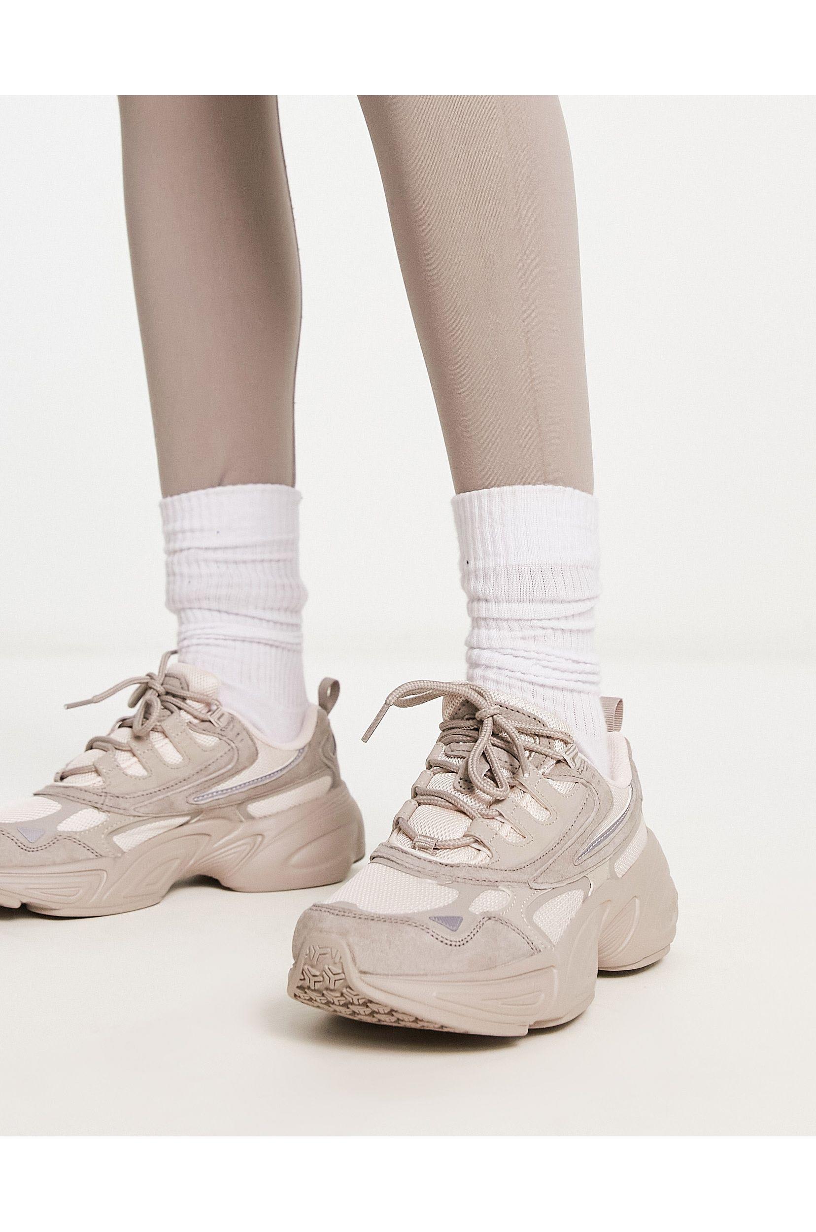 Fila Hypercube Trainers in Natural Lyst