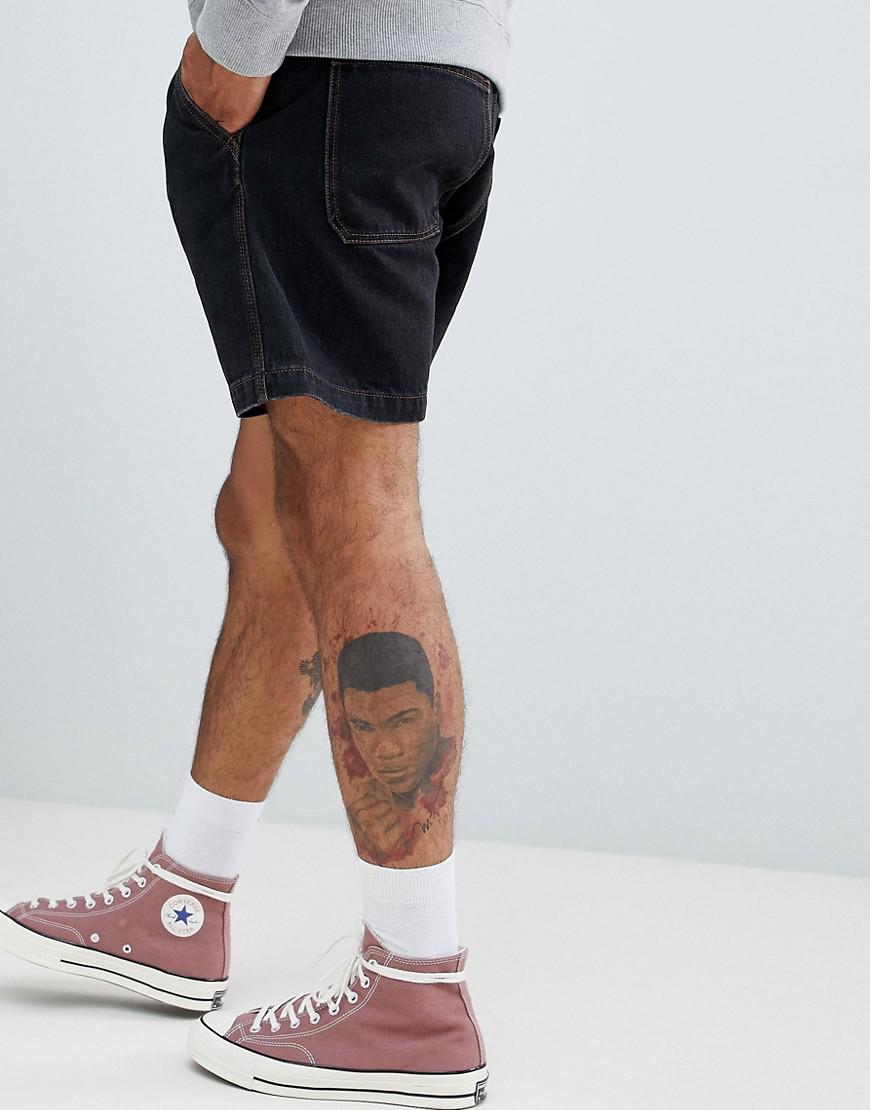 weekday denim shorts