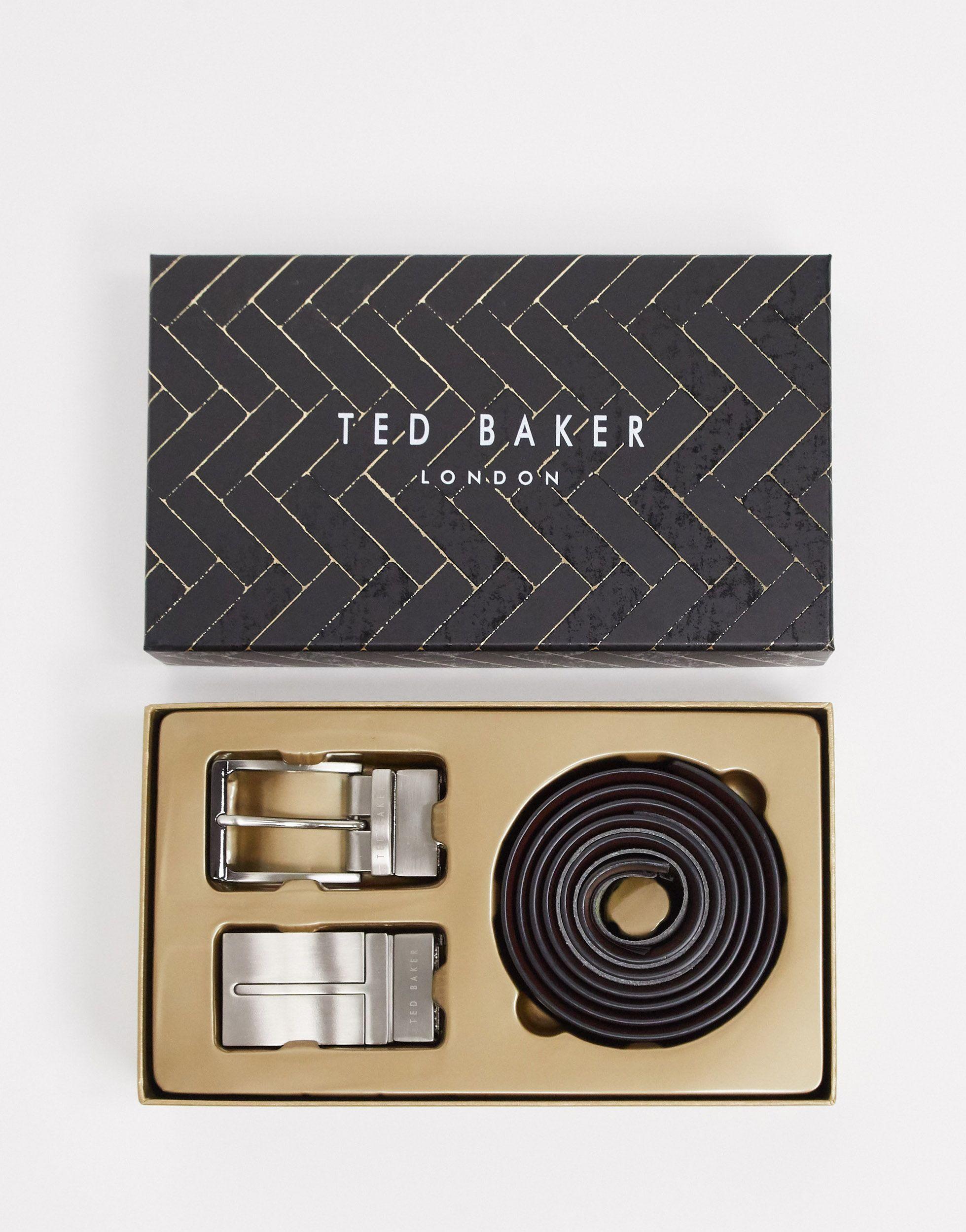Ted Baker Leather Belt In A Box in Black for Men Save 35 Lyst