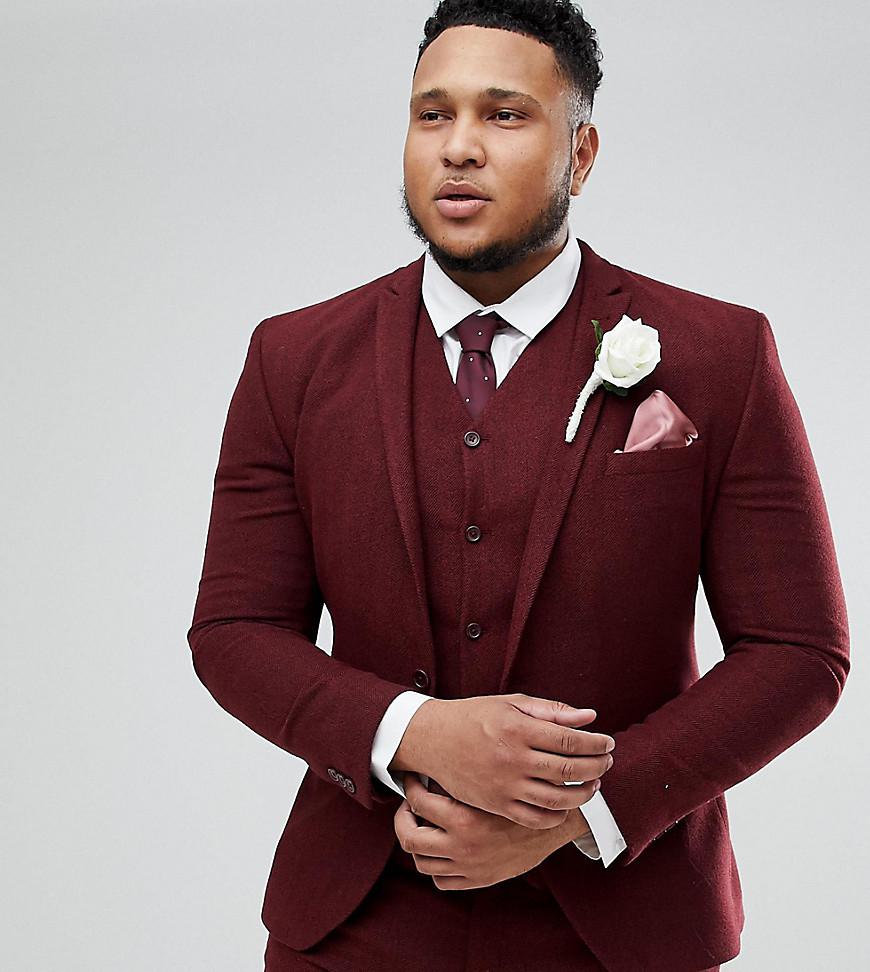 wine suit jacket
