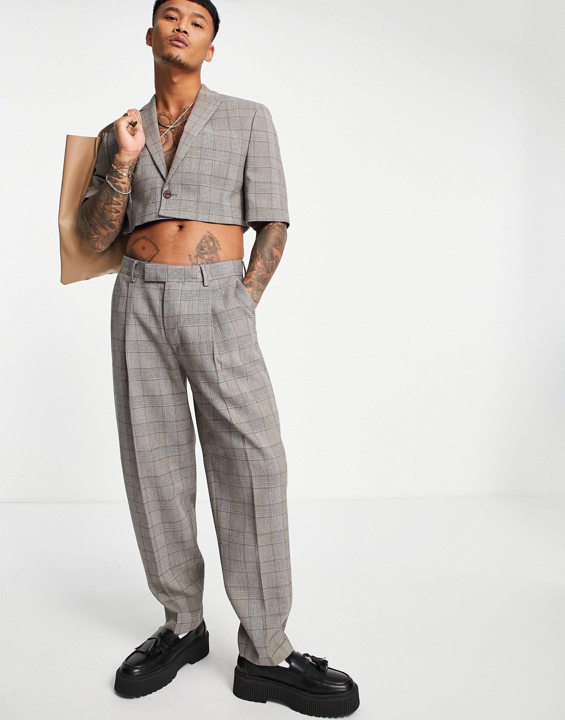 Cropped Asos Blazer Jacket ASOS Super Cropped Short Sleeved Suit