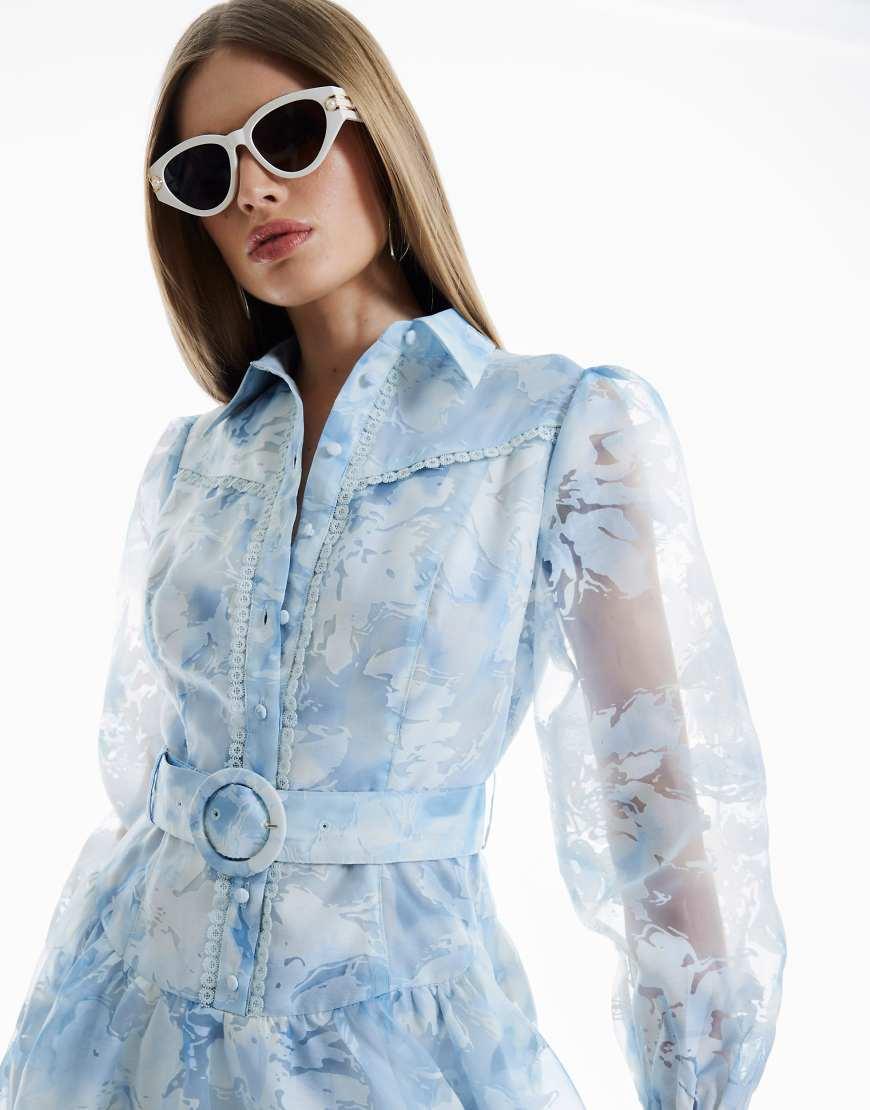 Asos Design White Belted Oversized Shirt Dress River Island