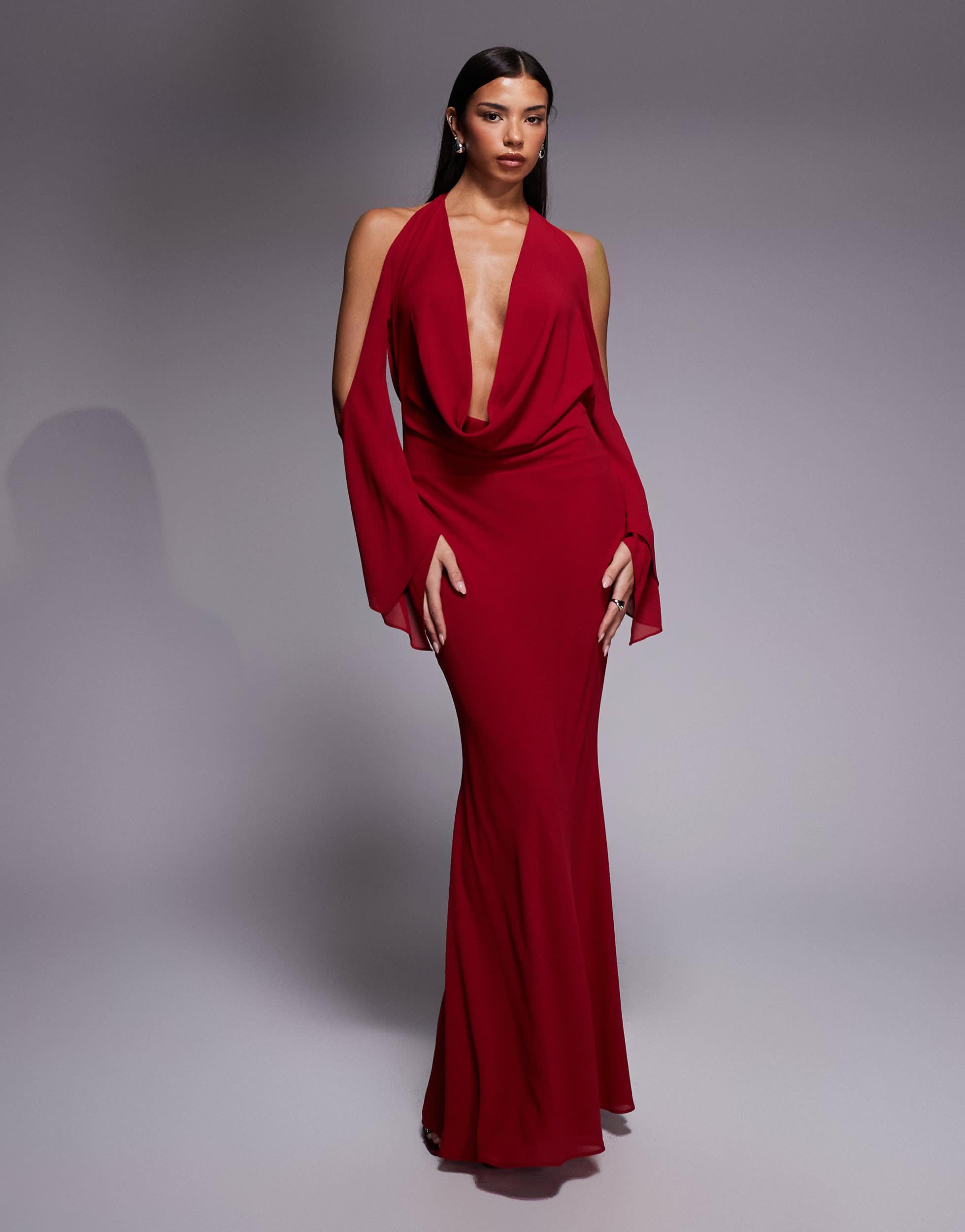 iamgia red dress I.AM.GIA Kahlo Maxi Dress in Red
