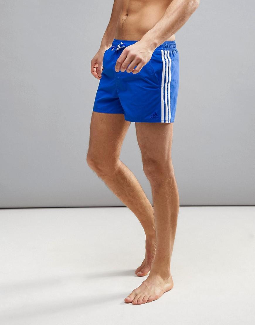 adidas Originals Synthetic 3sa Swim Shorts In Short Length in Blue for