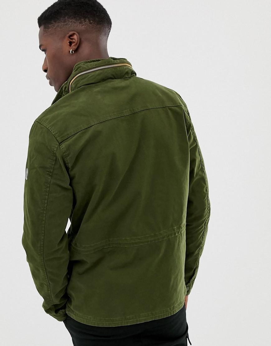Scotch & Soda Cotton Classic Garment-dyed Field Jacket in Green for Men ...