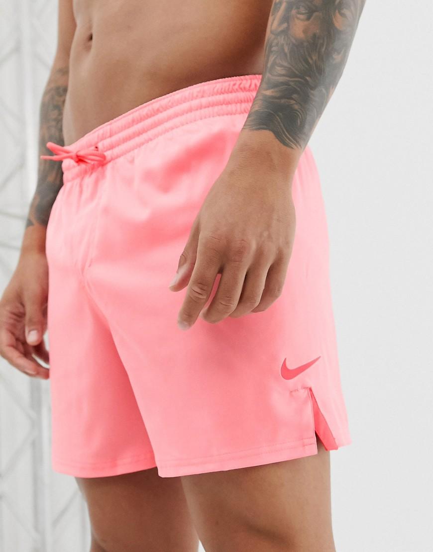 nike pink swim shorts