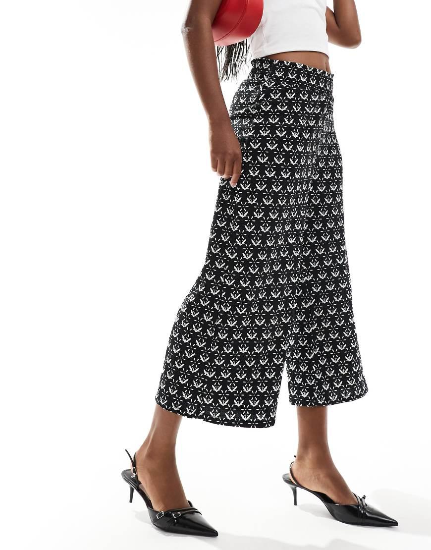 River Island Culotte Trousers in Black Lyst UK