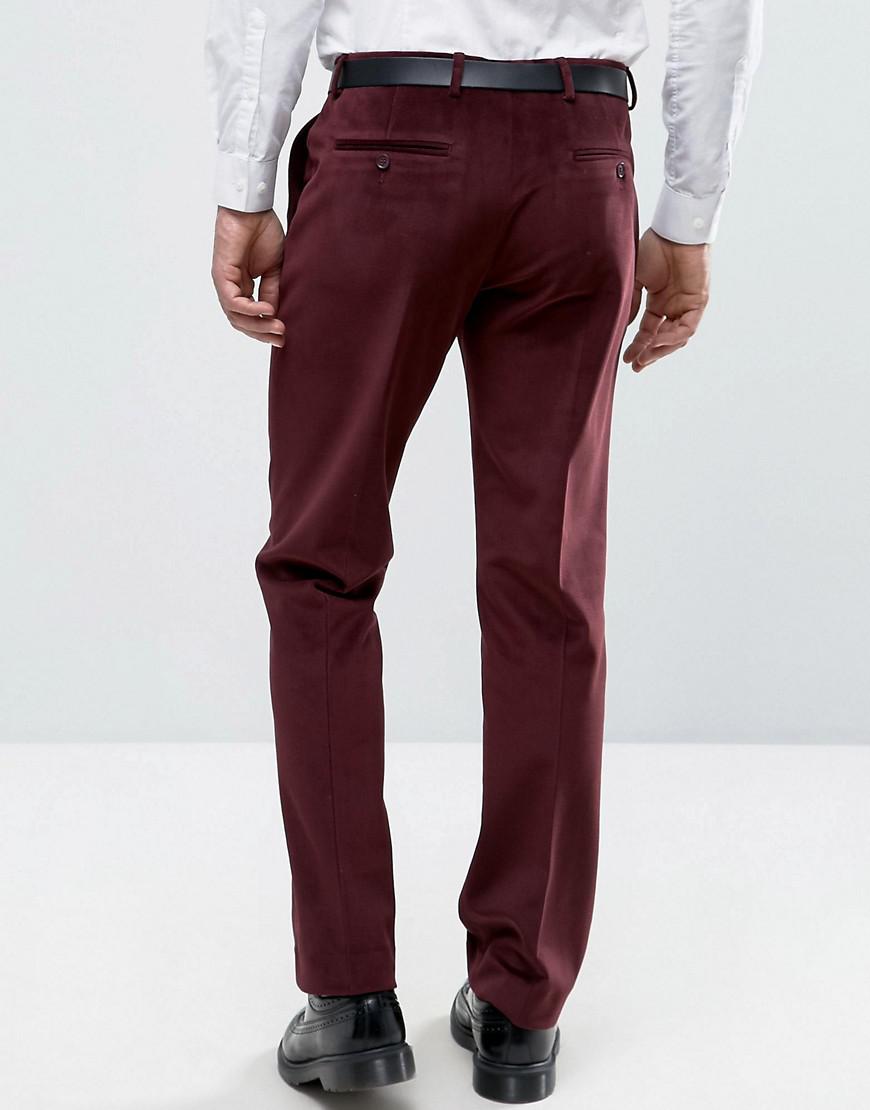 burgundy pants mens
