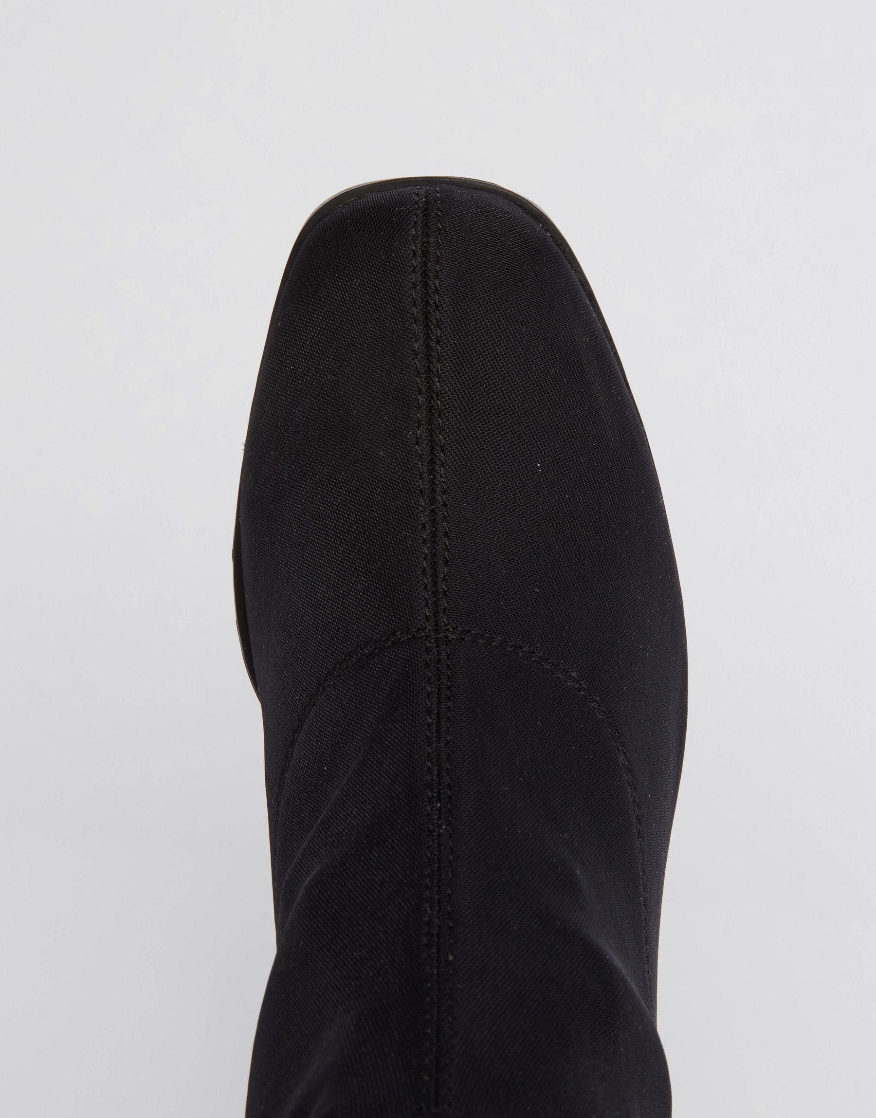 uanset lækage krøllet Vagabond Leather Daisy Over The Knee Boots - Black Textile - Lyst