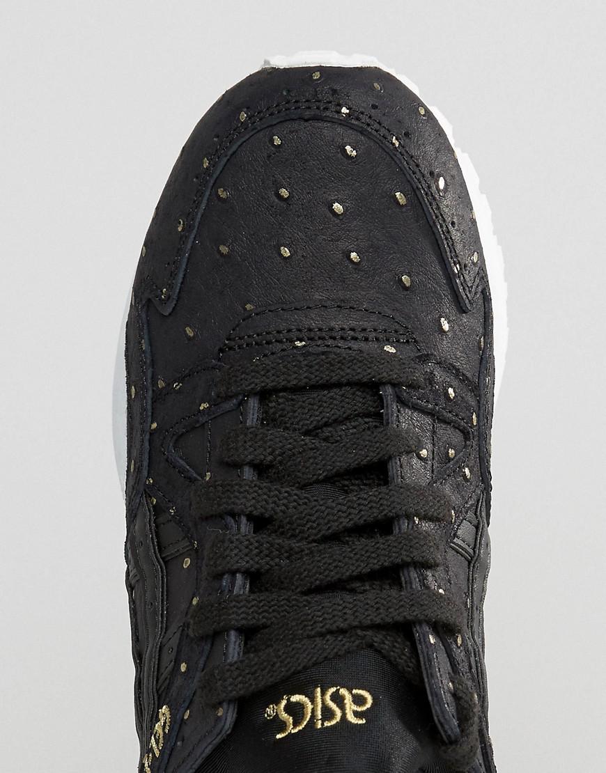 Asics Suede Gel-lyte V Sneakers With Metallic Dots In Black - Lyst