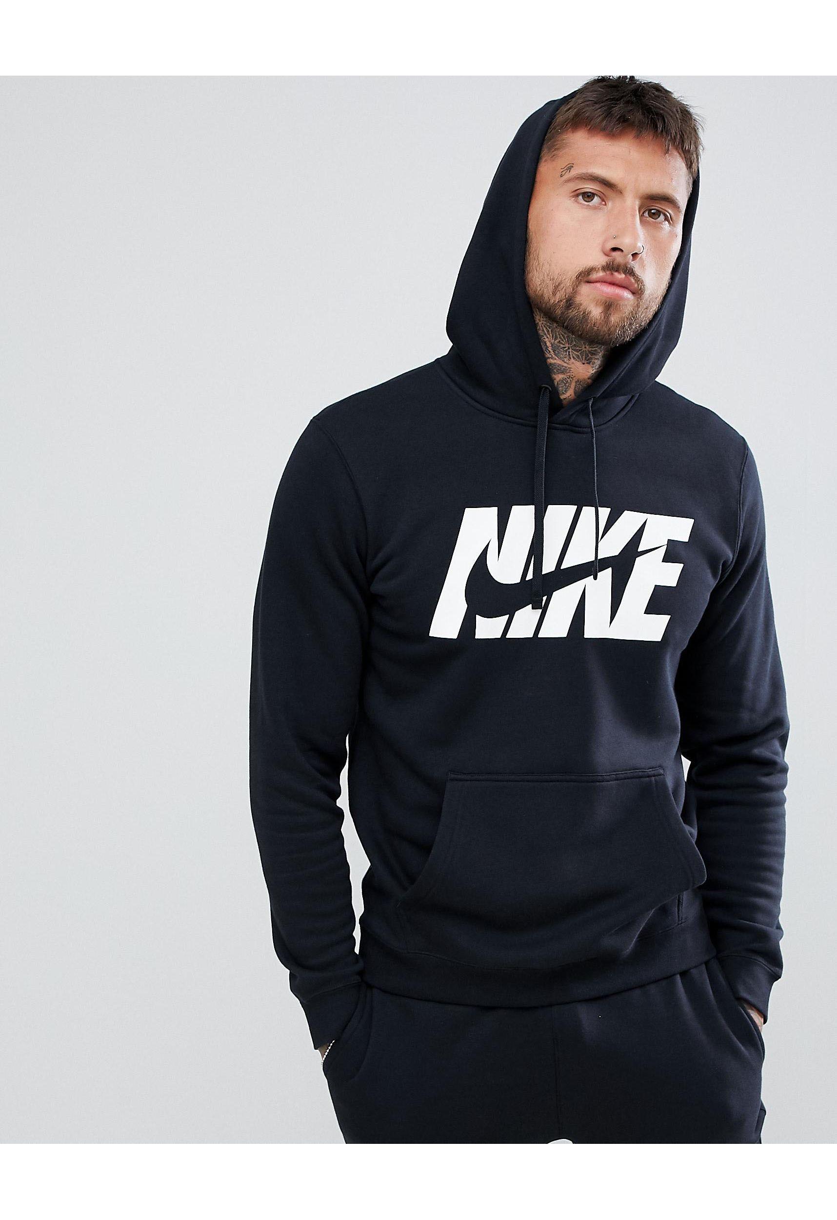 Nike Fleece Graphic Tracksuit Set in Black for Men - Lyst