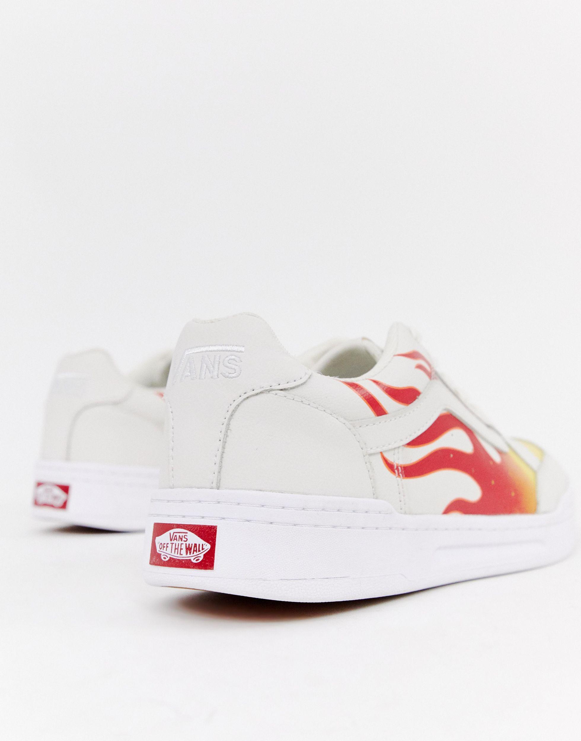 vans flame trainers