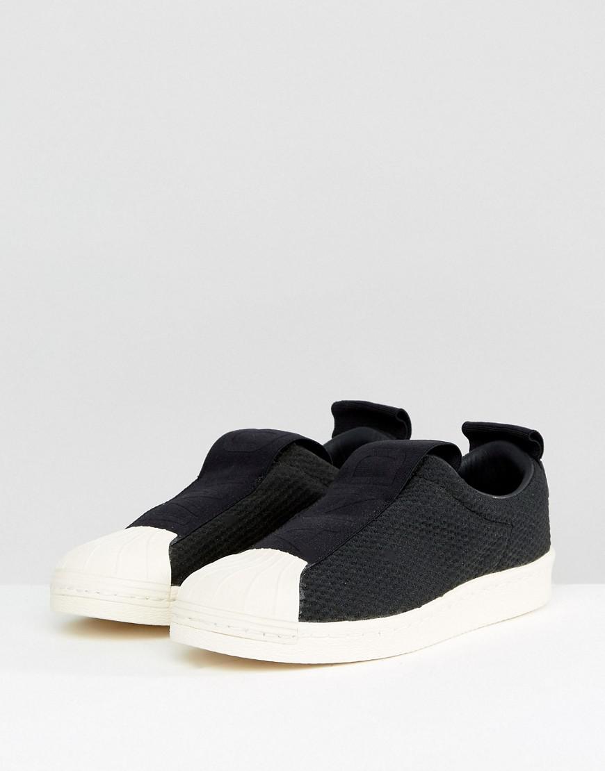 superstar slip on black