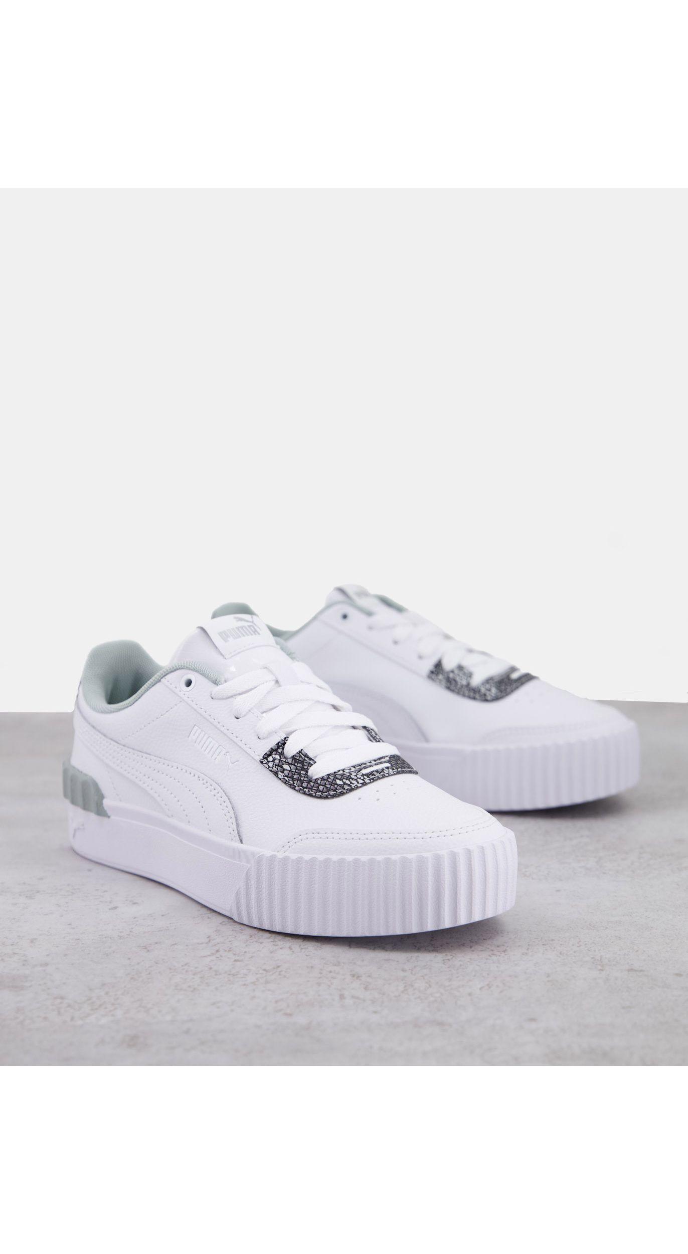 Carina lift - sneakers bianche e pitonate di PUMA in Bianco - Lyst