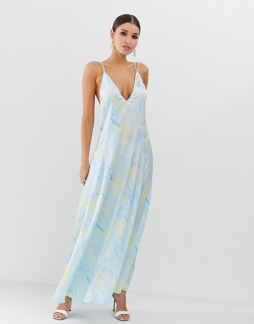 trapeze maxi dress
