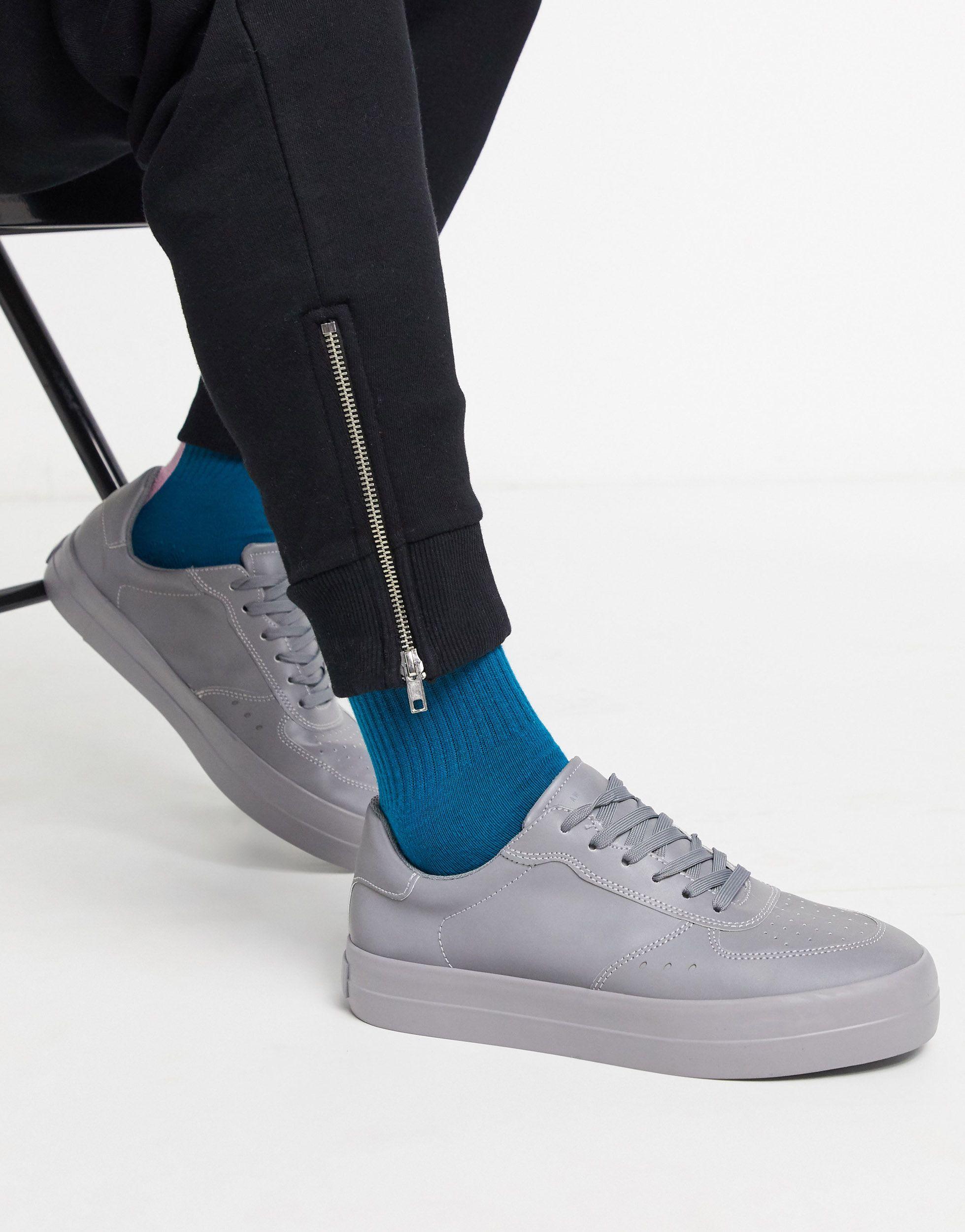 Bershka Synthetisch Reflecterende Sneakers in het Metallic voor heren - Lyst