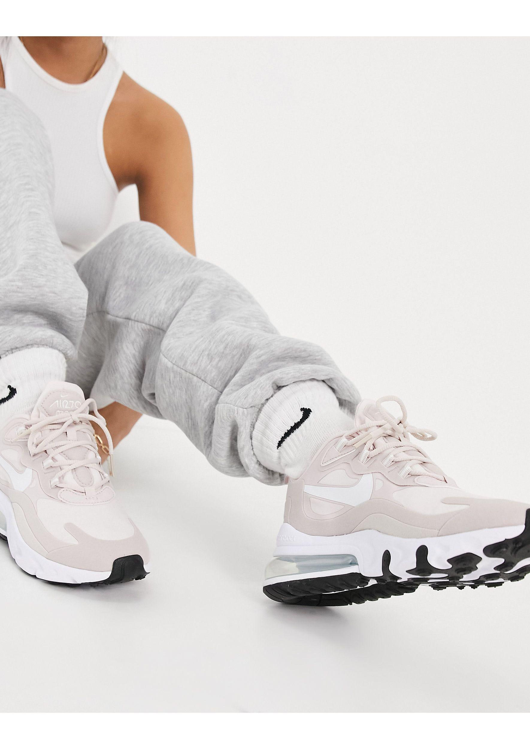Zapatillas rosas air max 270 react Nike de Caucho de color Rosa | Lyst