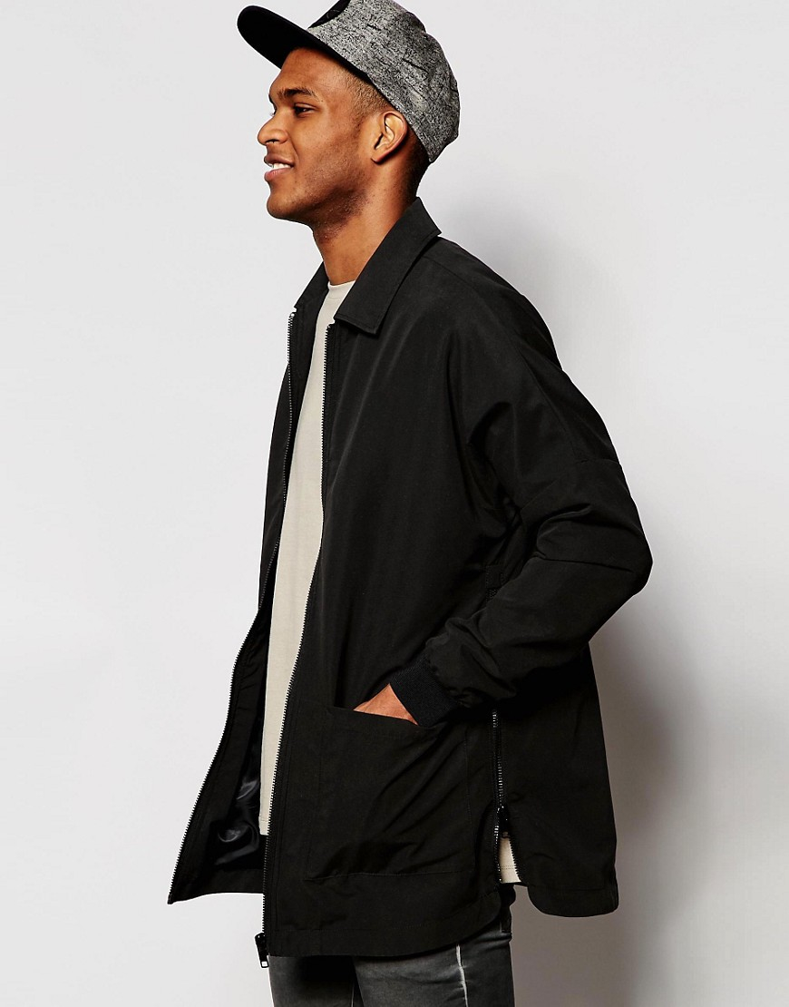 longline coach jacket